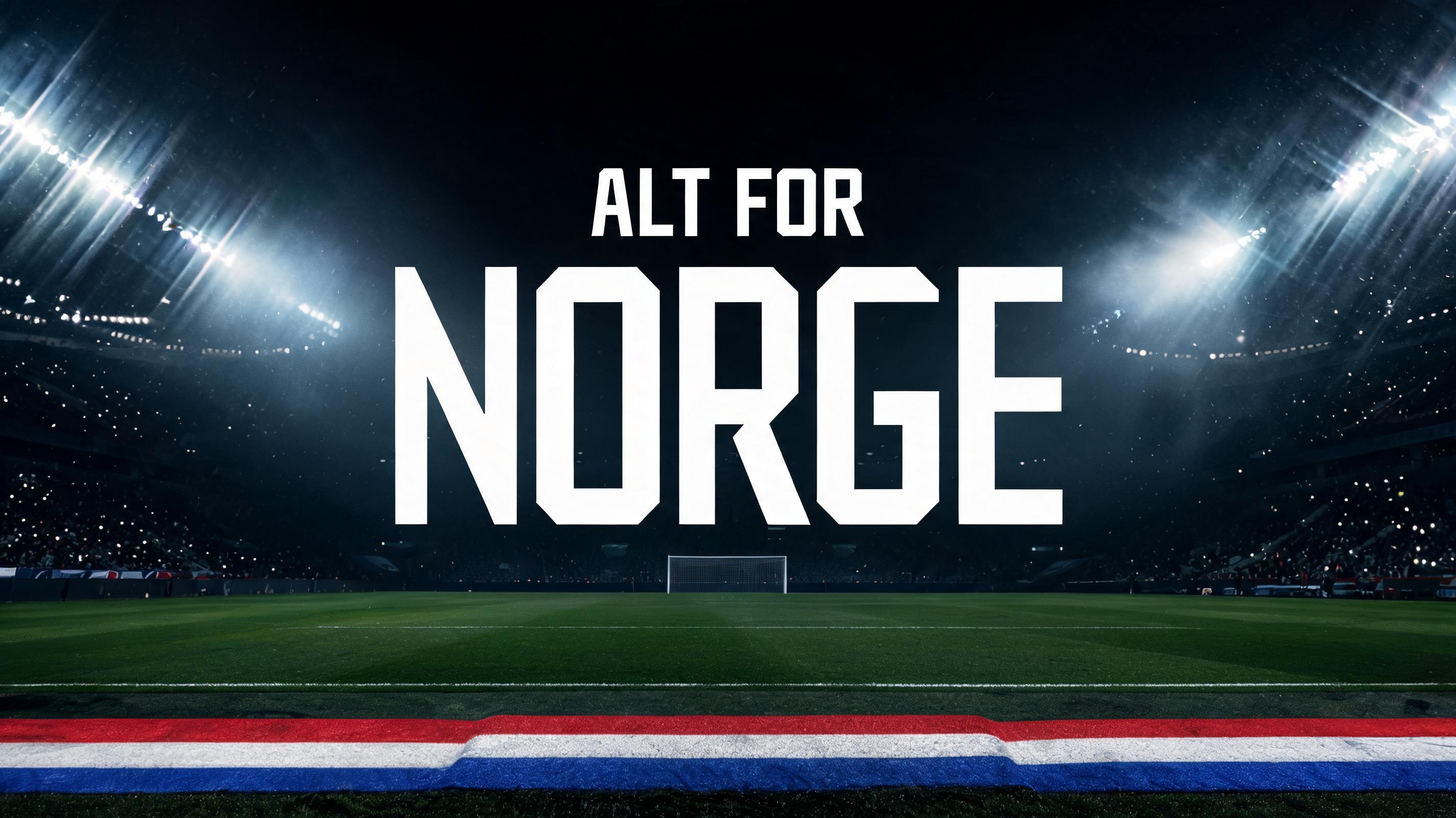 "ALT FOR NORGE" —  | AI Text Effect Generator