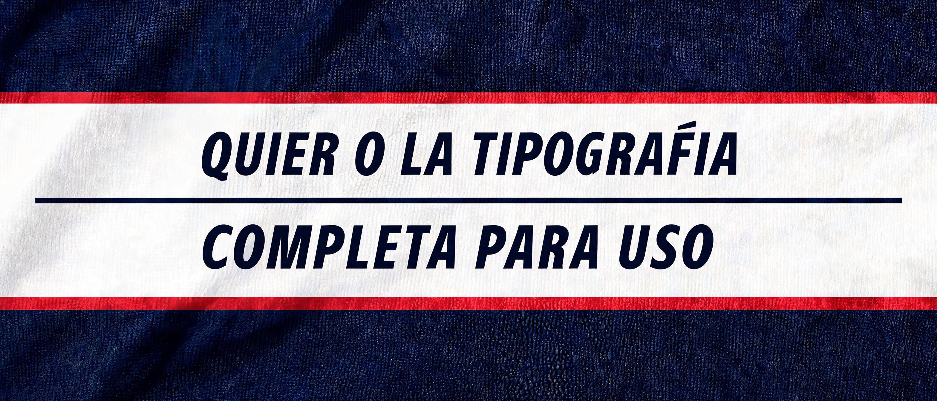 "quier o la tipografia completa para uso" —  | AI Text Effect Generator