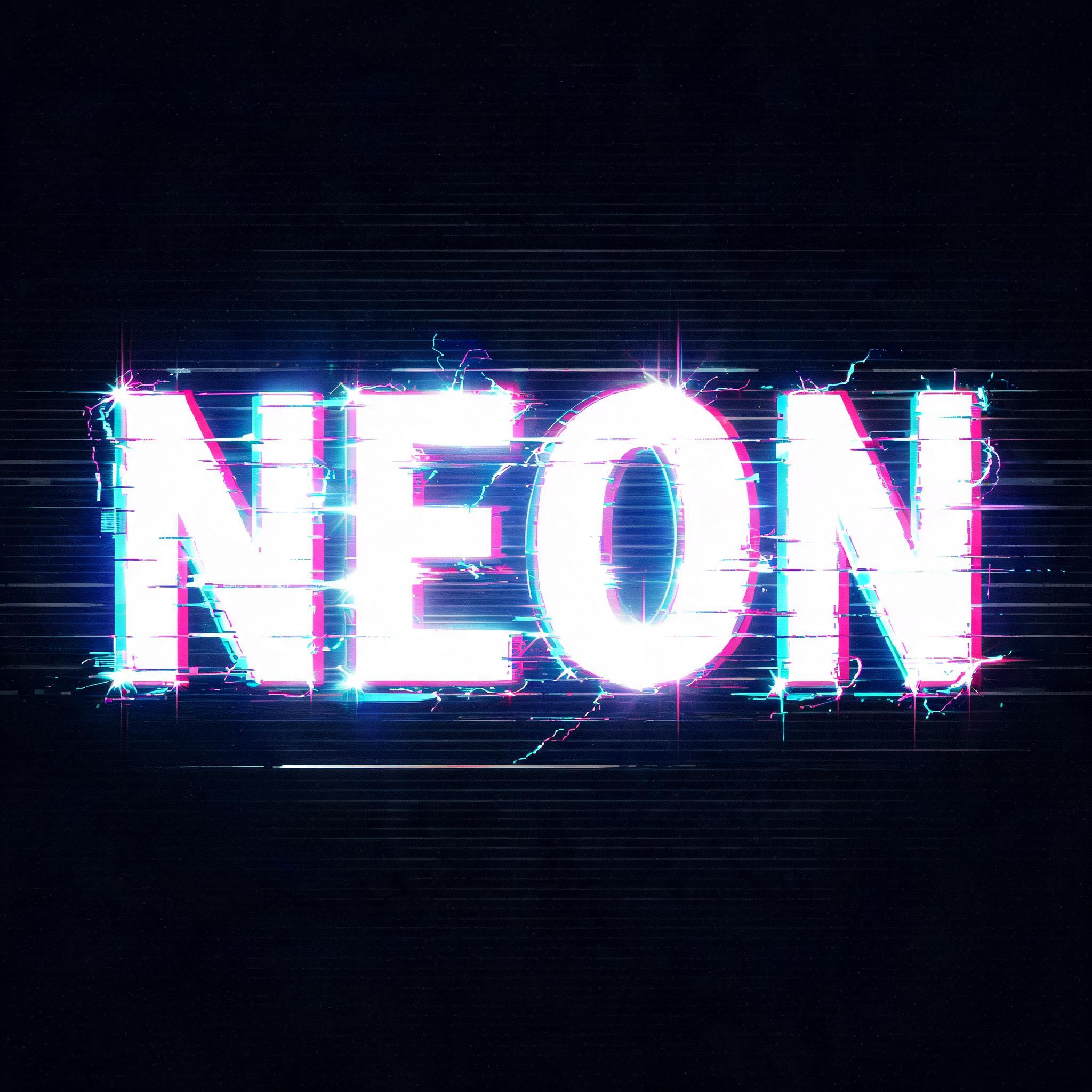 "NEON" — Cyberpunk | AI Text Effect Generator