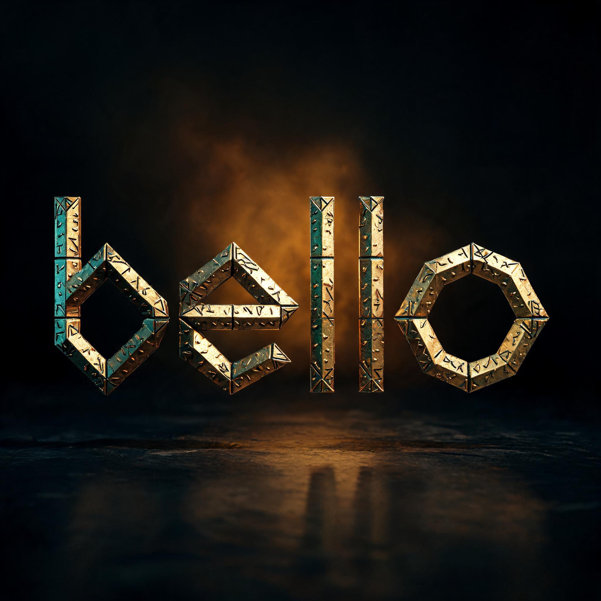 "𝖇𝖊𝖑𝖑𝖔" — Viking Runic text effect