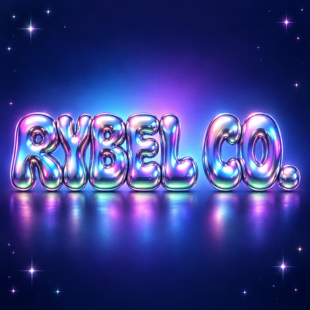 "RYBEL CO." — Y2k | AI Text Effect Generator