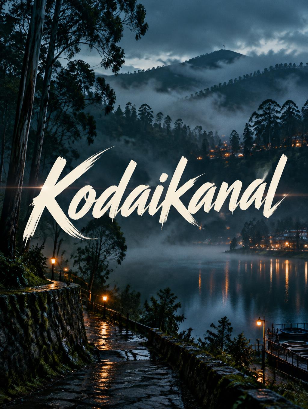 "Kodaikanal" — Cinematic Netflix | AI Text Effect Generator