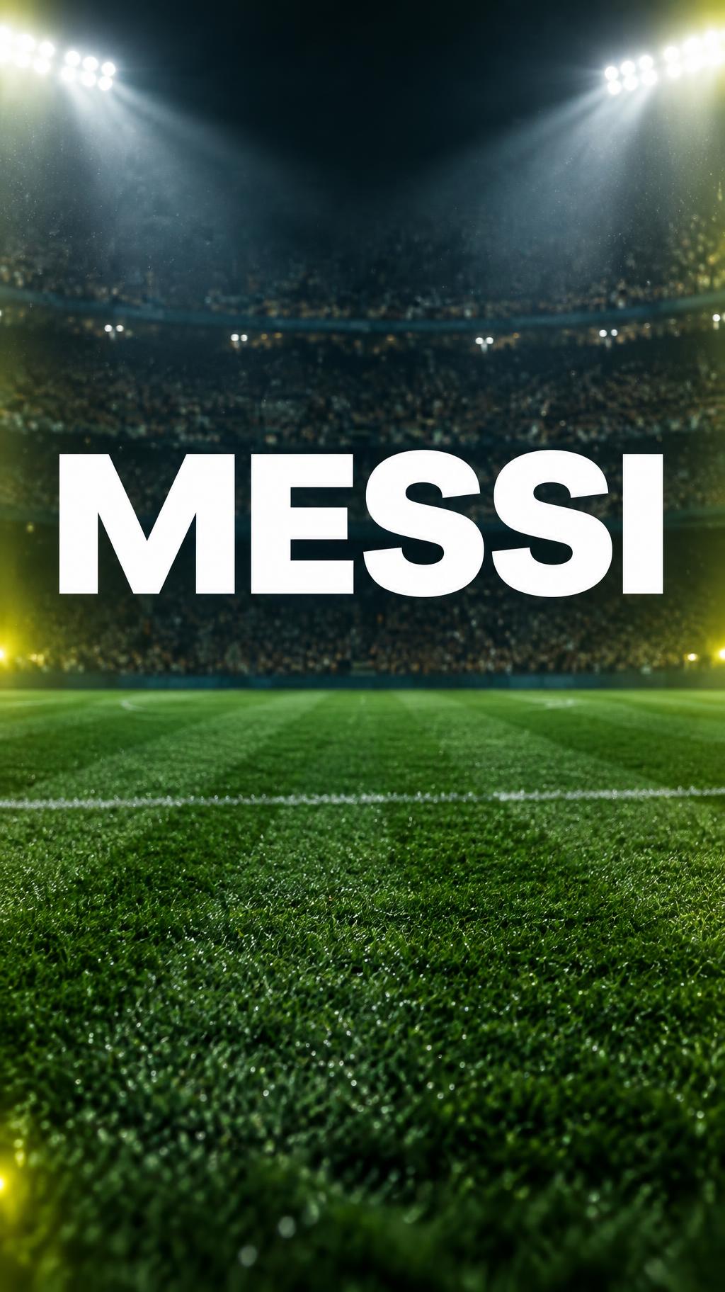 "MESSI" —  | AI Text Effect Generator