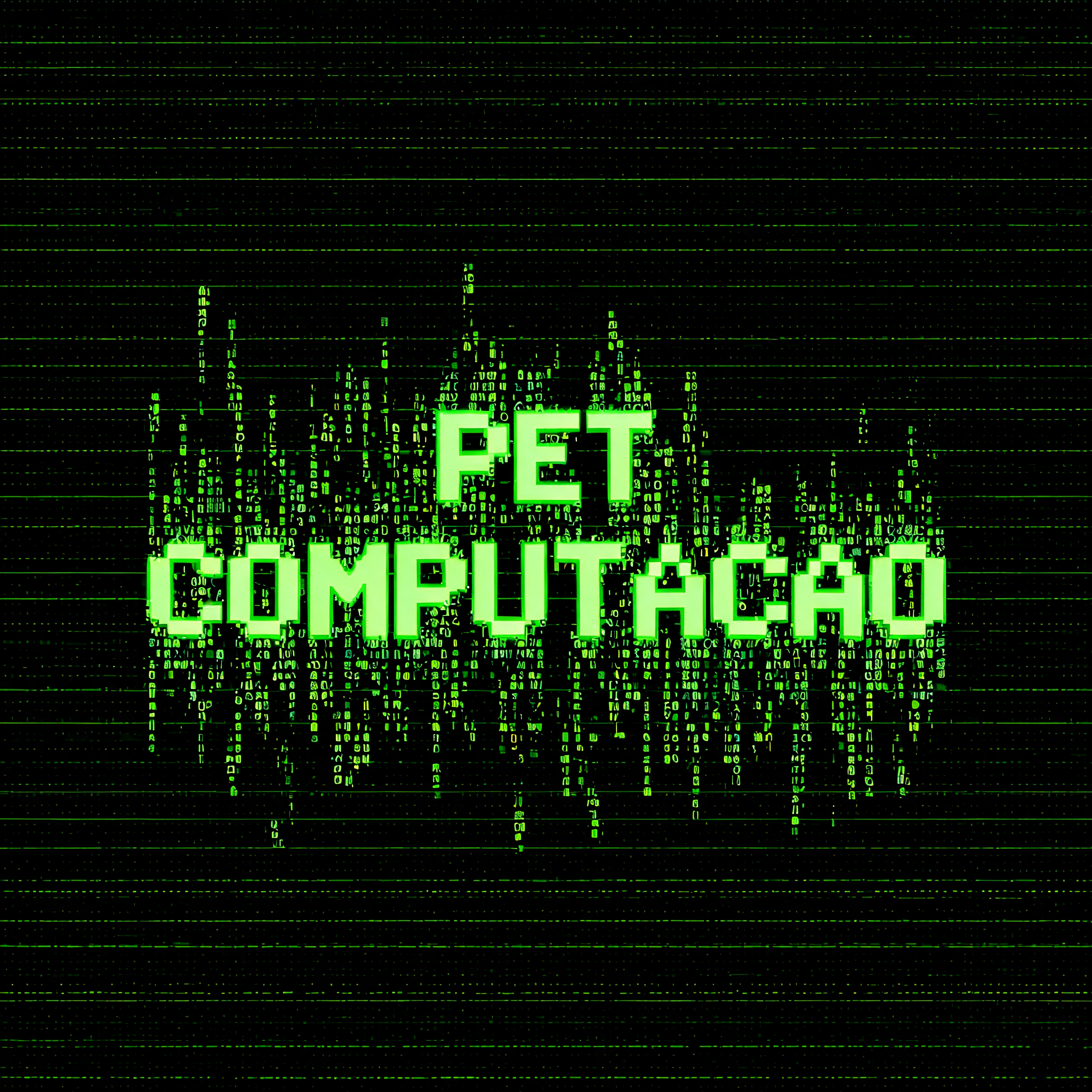 "PET COMPUTACAO" — Cyberpunk Data Stream | AI Text Effect Generator