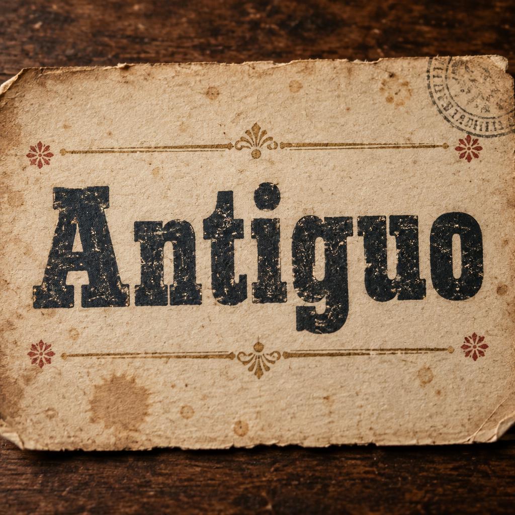 ""Antiguo"" — Vintage | AI Text Effect Generator