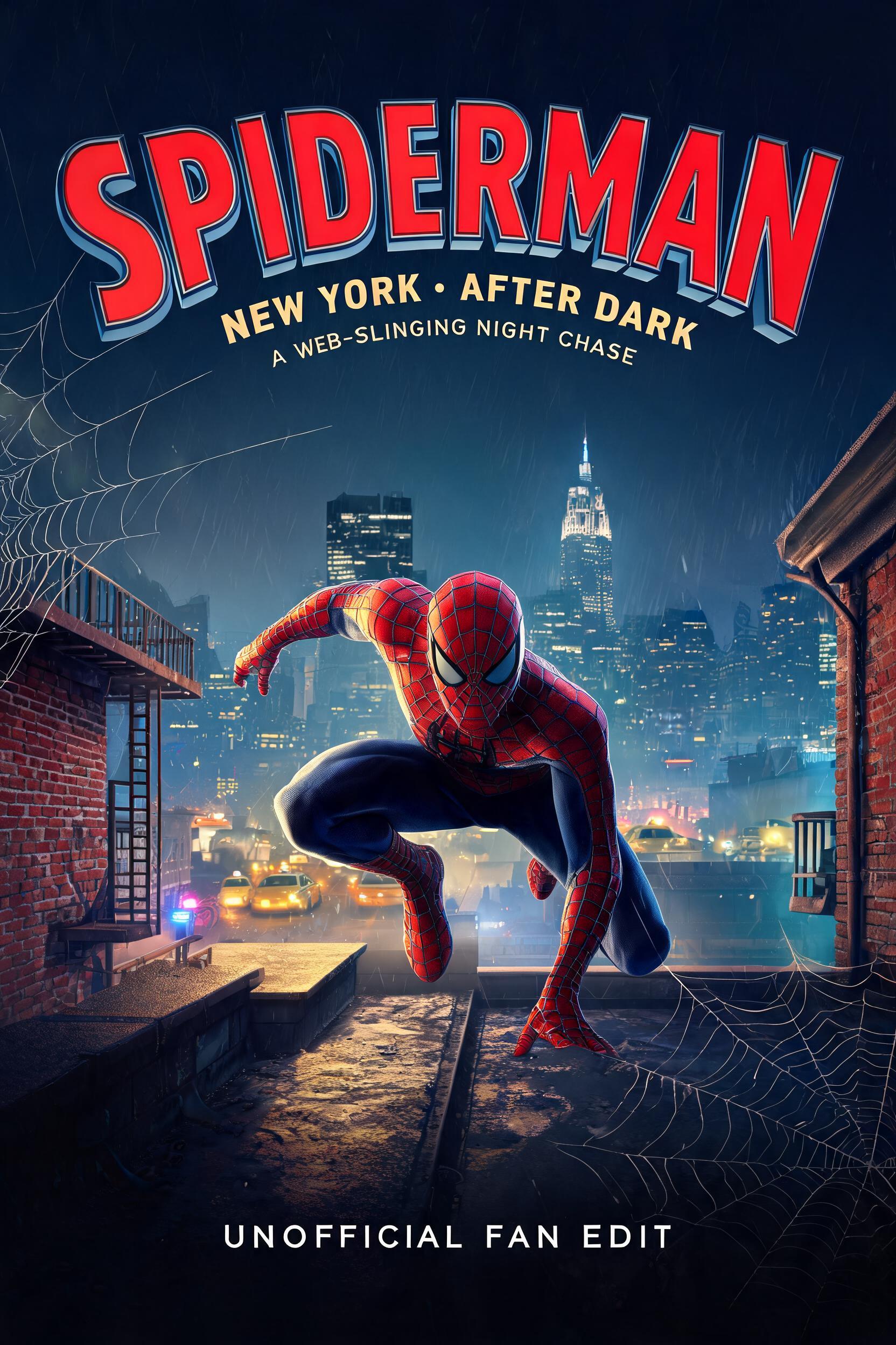 "SPIDERMAN" — Spider Hero text effect