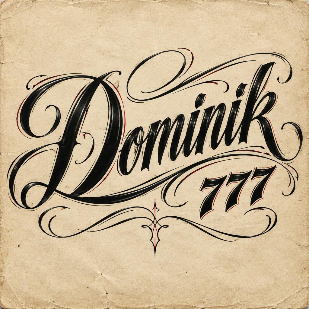 "Dominik" — Chicano | AI Text Effect Generator