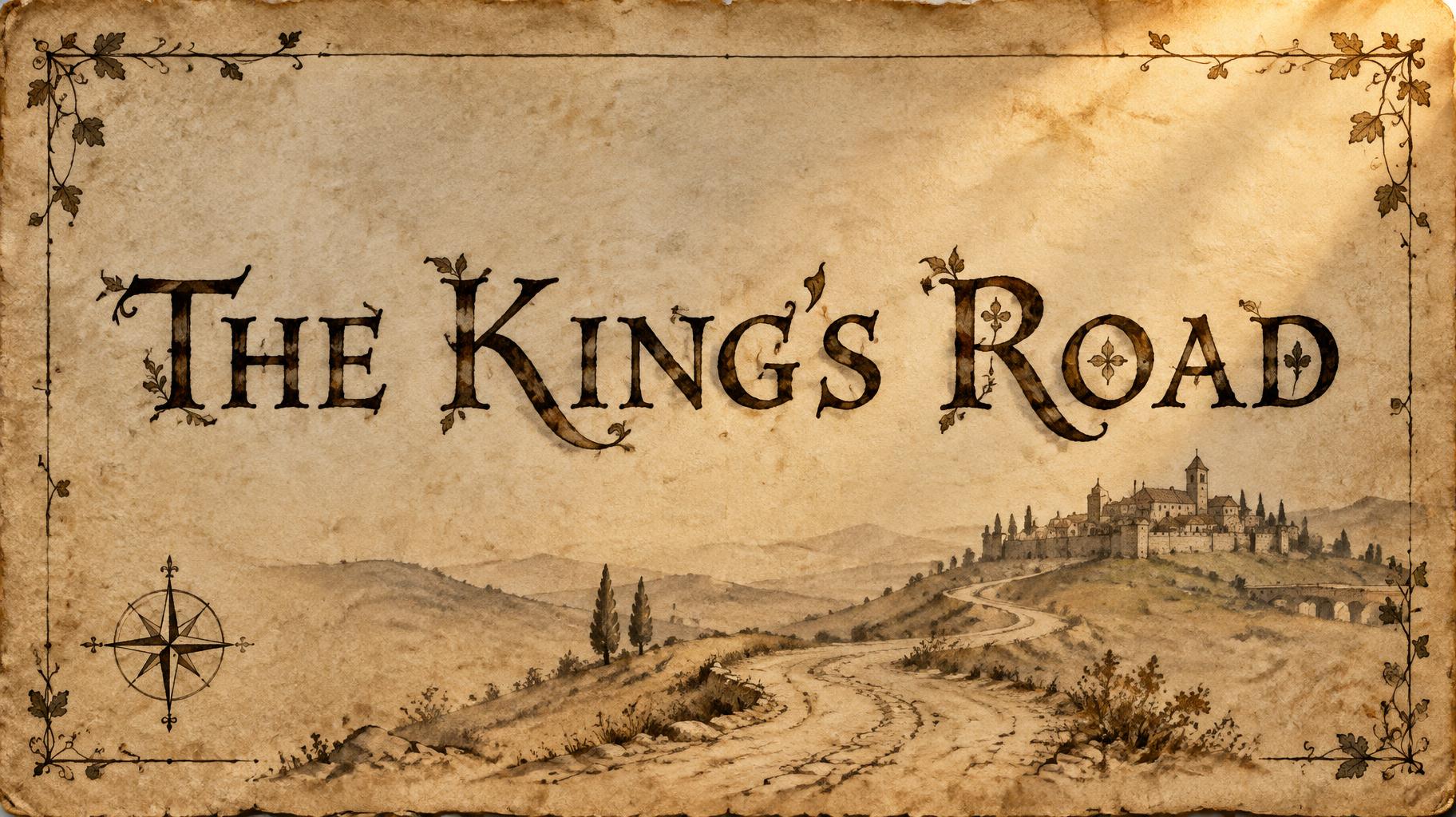 "THE KING’S ROAD" — Medieval | AI Text Effect Generator