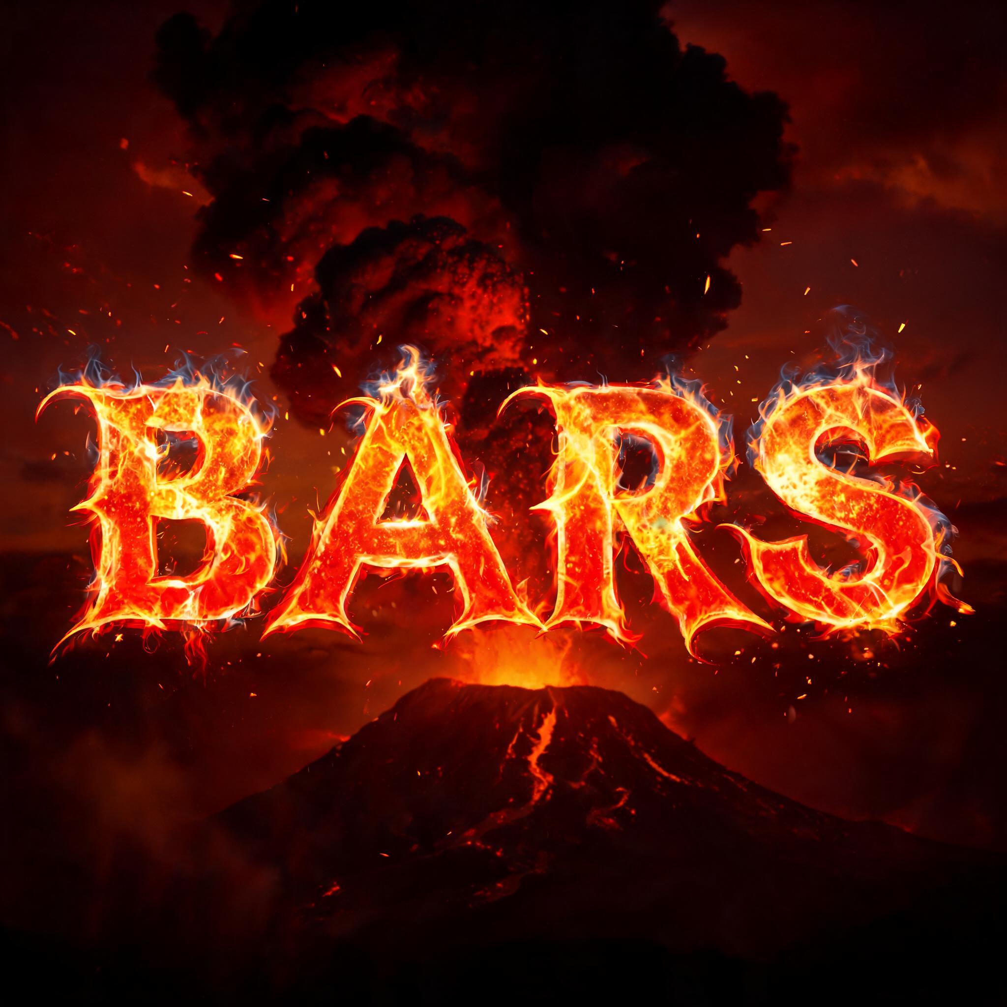 "BARS" — Fire Smoke | AI Text Effect Generator