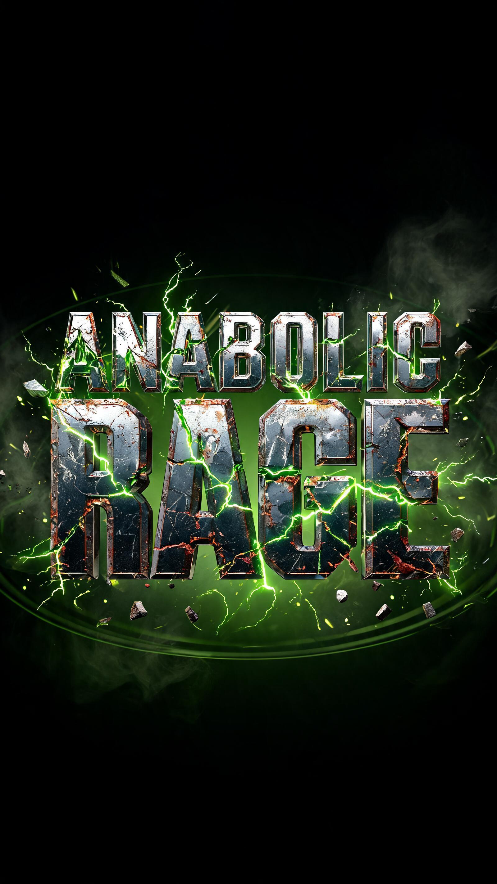 "ANABOLIC RAGE" — Cinematic | AI Text Effect Generator