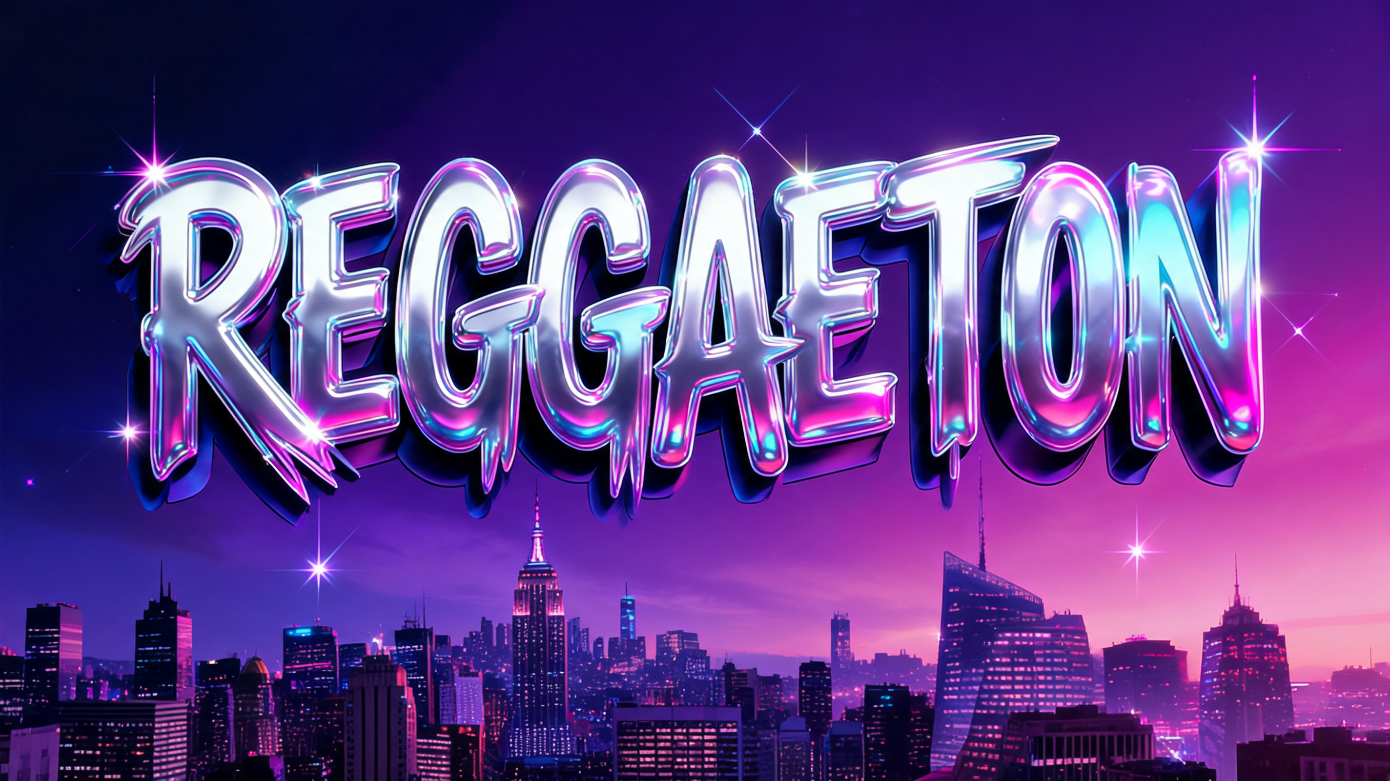 "REGGAETON" — Y2k | AI Text Effect Generator