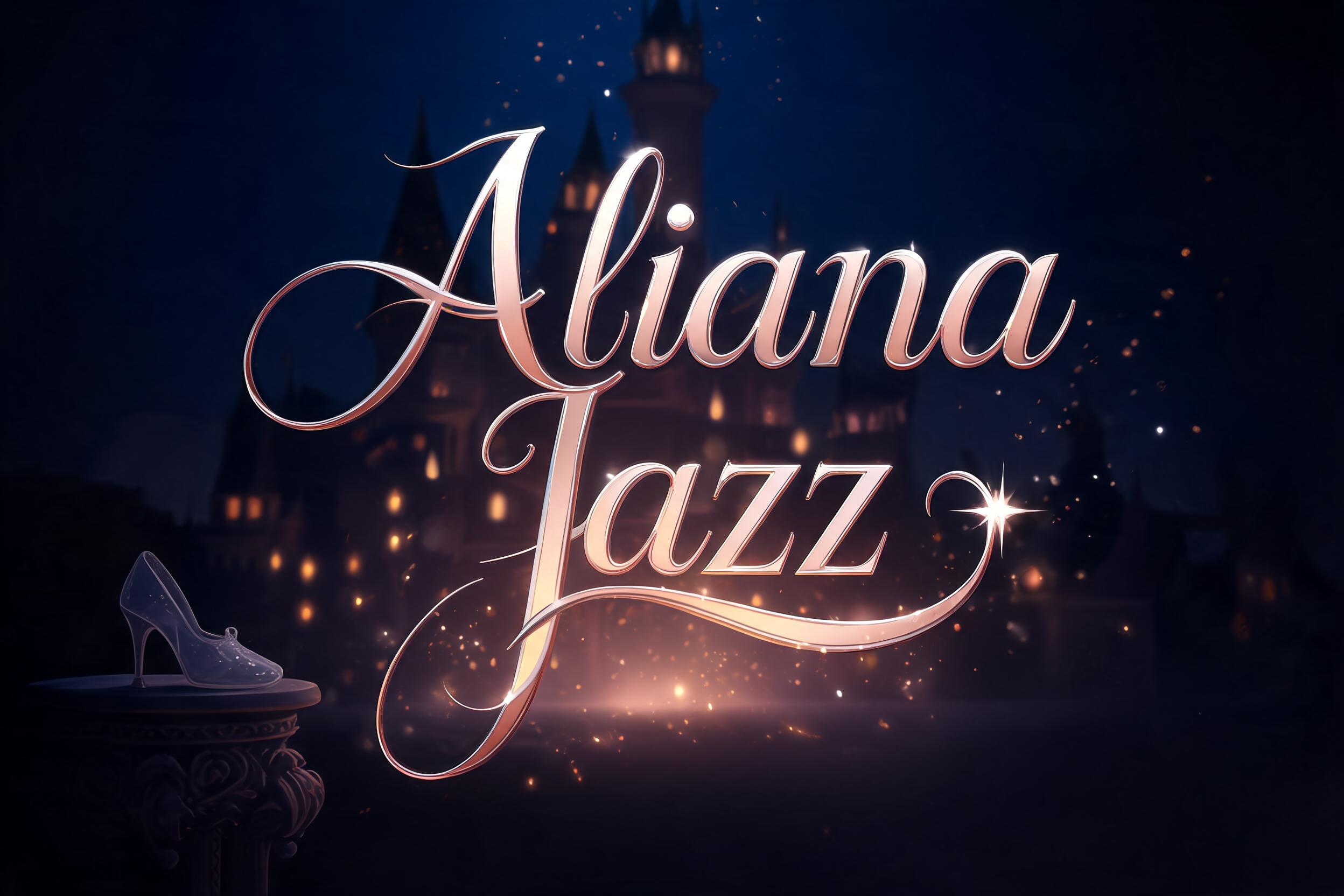 "Aliana Jazz" — Fairy Tale | AI Text Effect Generator