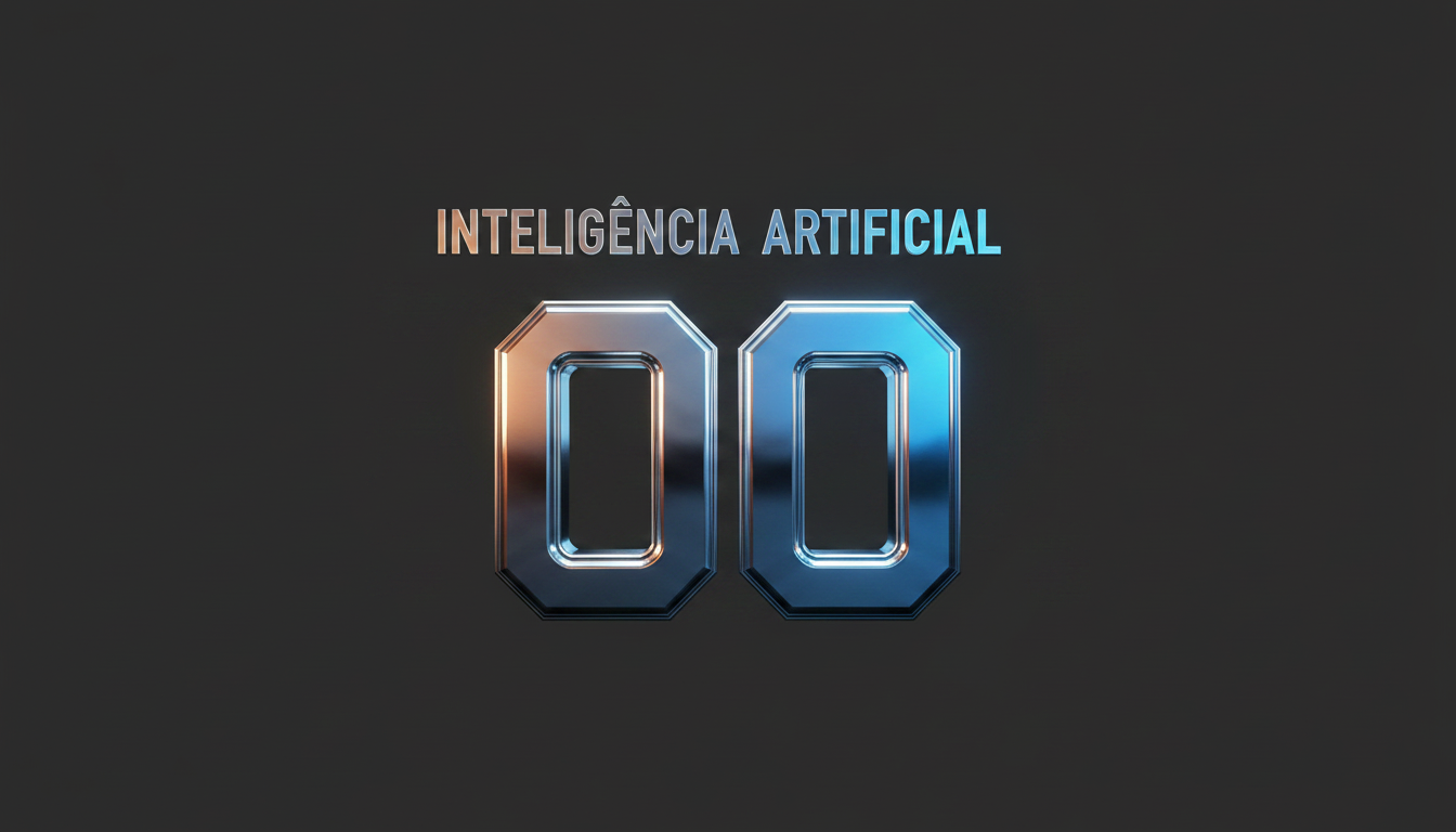 "inteligência artificial" — Chrome Metal 3d | AI Text Effect Generator