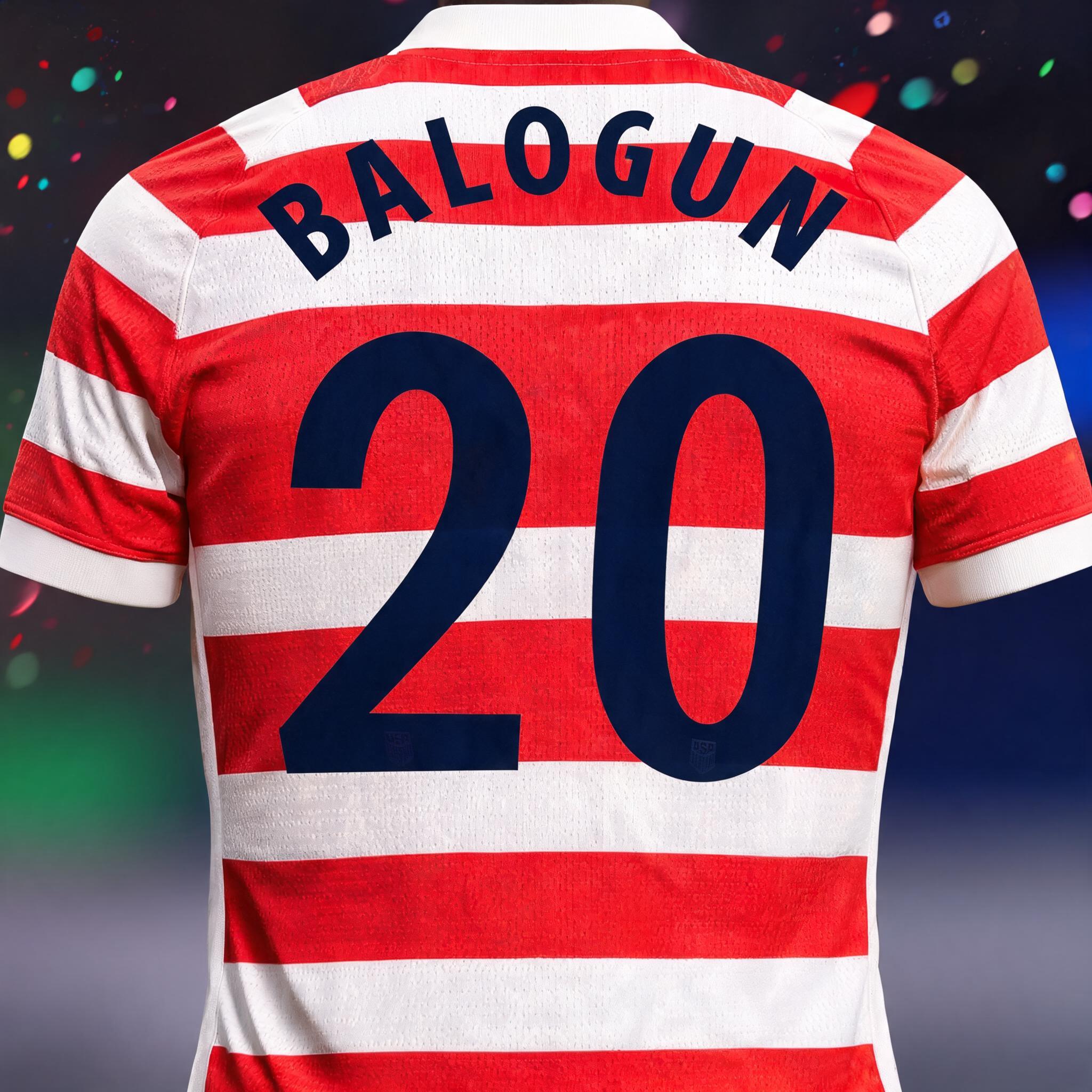 "BALOGUN
20" — Sports Football | AI Text Effect Generator
