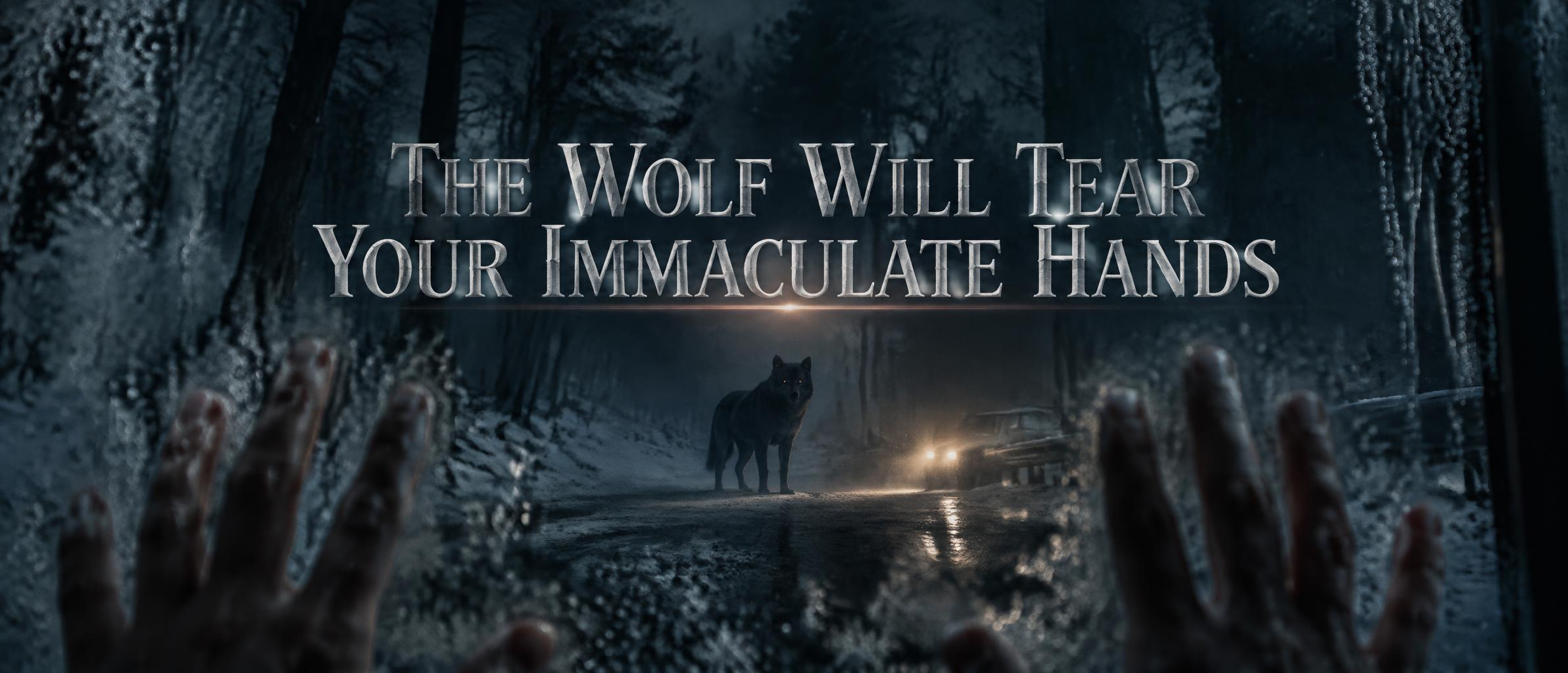 "The Wolf Will Tear Your Immaculate Hands" — Cinematic Netflix | AI Text Effect Generator