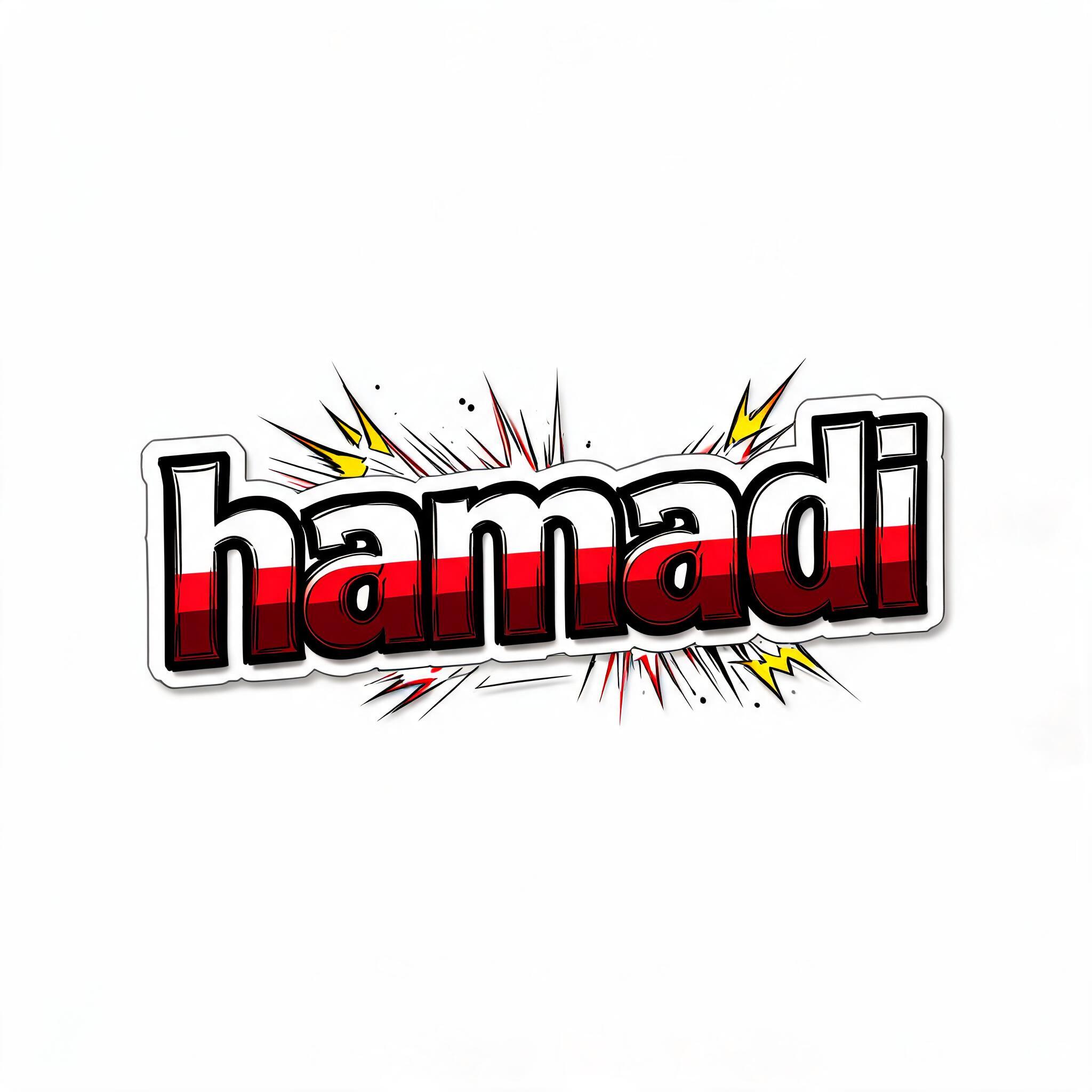 "hamadi" — Anime | AI Text Effect Generator