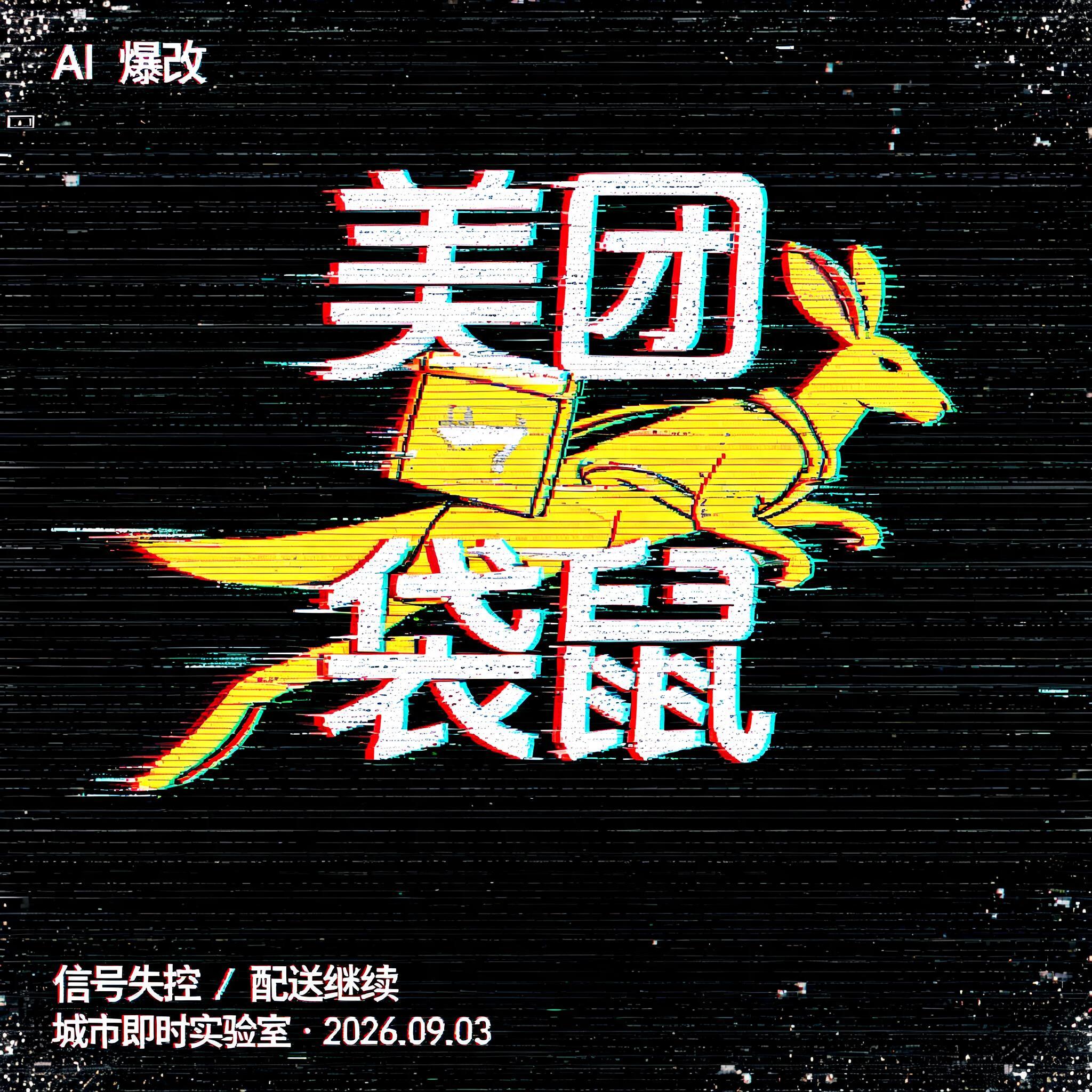 美团
袋鼠
AI 爆改
信号失控 / 配送继续
城市即时实验室 · 2026.09.03