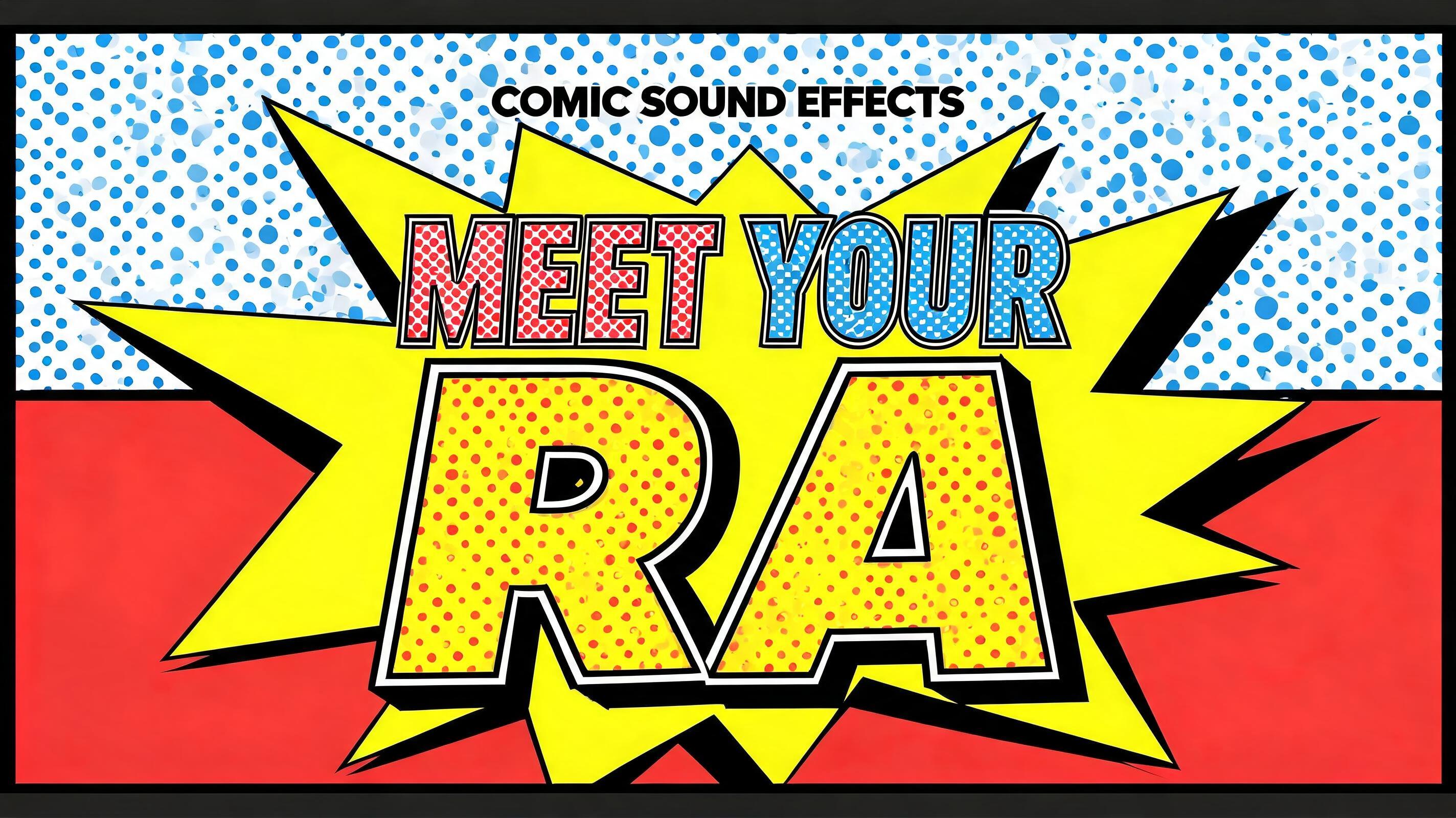"MEET YOUR RA" — Pop Art | AI Text Effect Generator