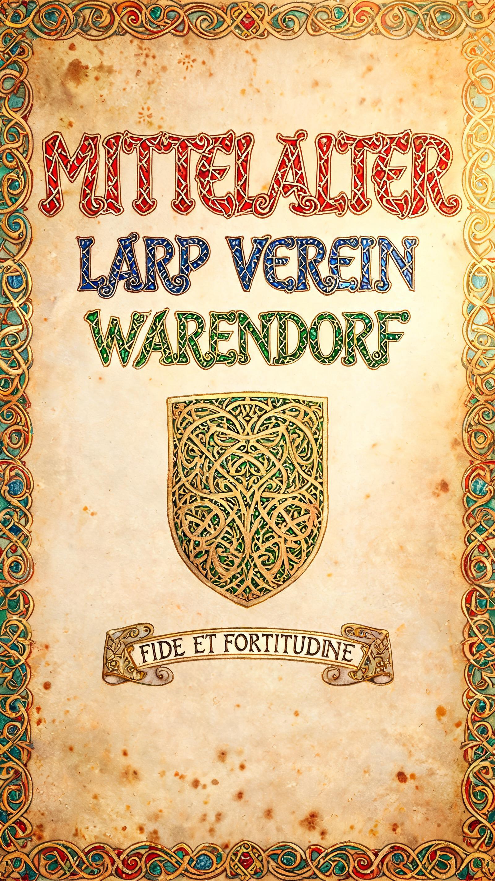 "Mittelalter LARP Verein Warendorf" — Medieval | AI Text Effect Generator