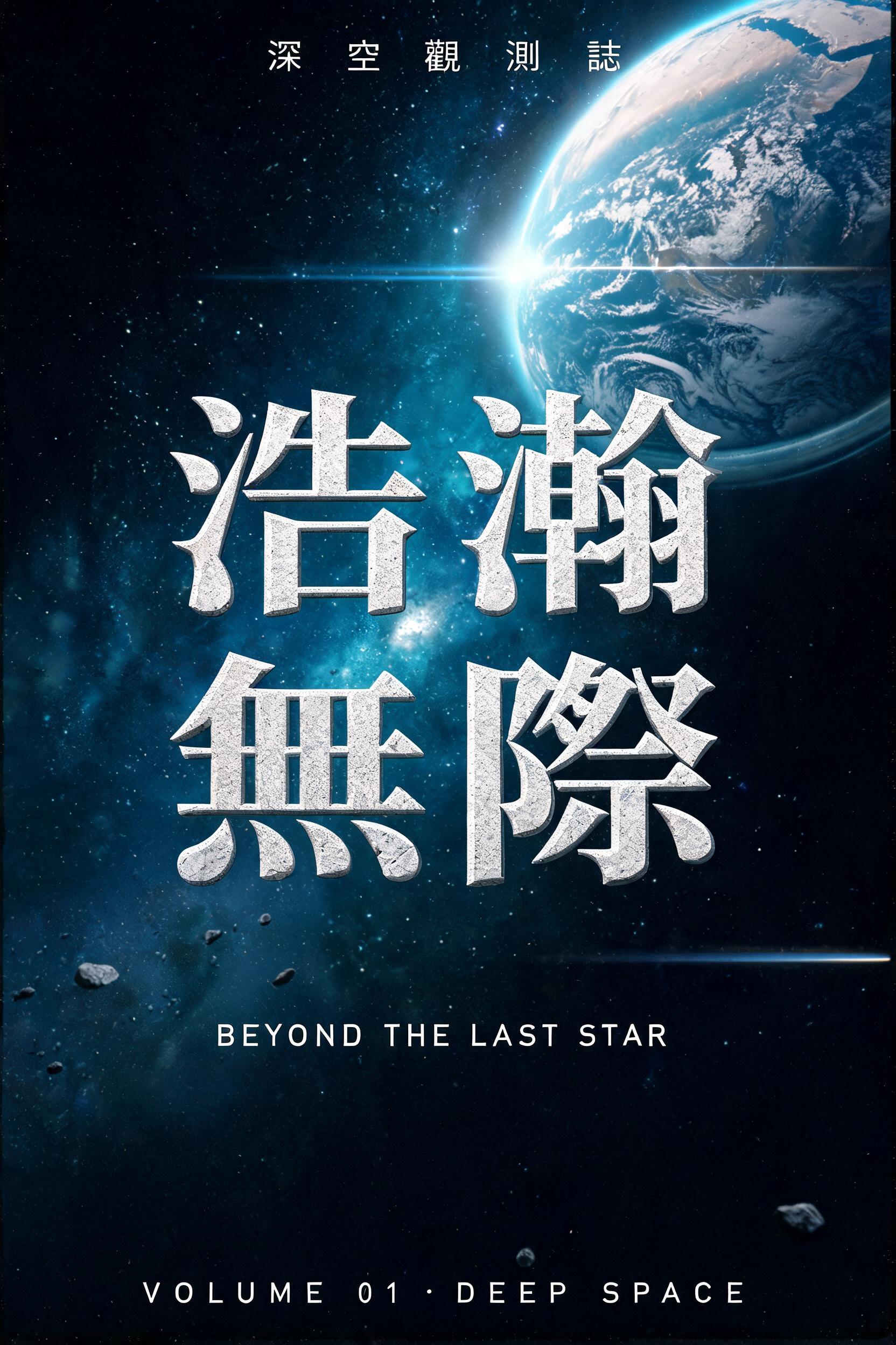 "浩瀚
無際
深空觀測誌
BEYOND THE LAST STAR
VOLUME 01 · DEEP SPACE" — Cinematic | AI Text Effect Generator