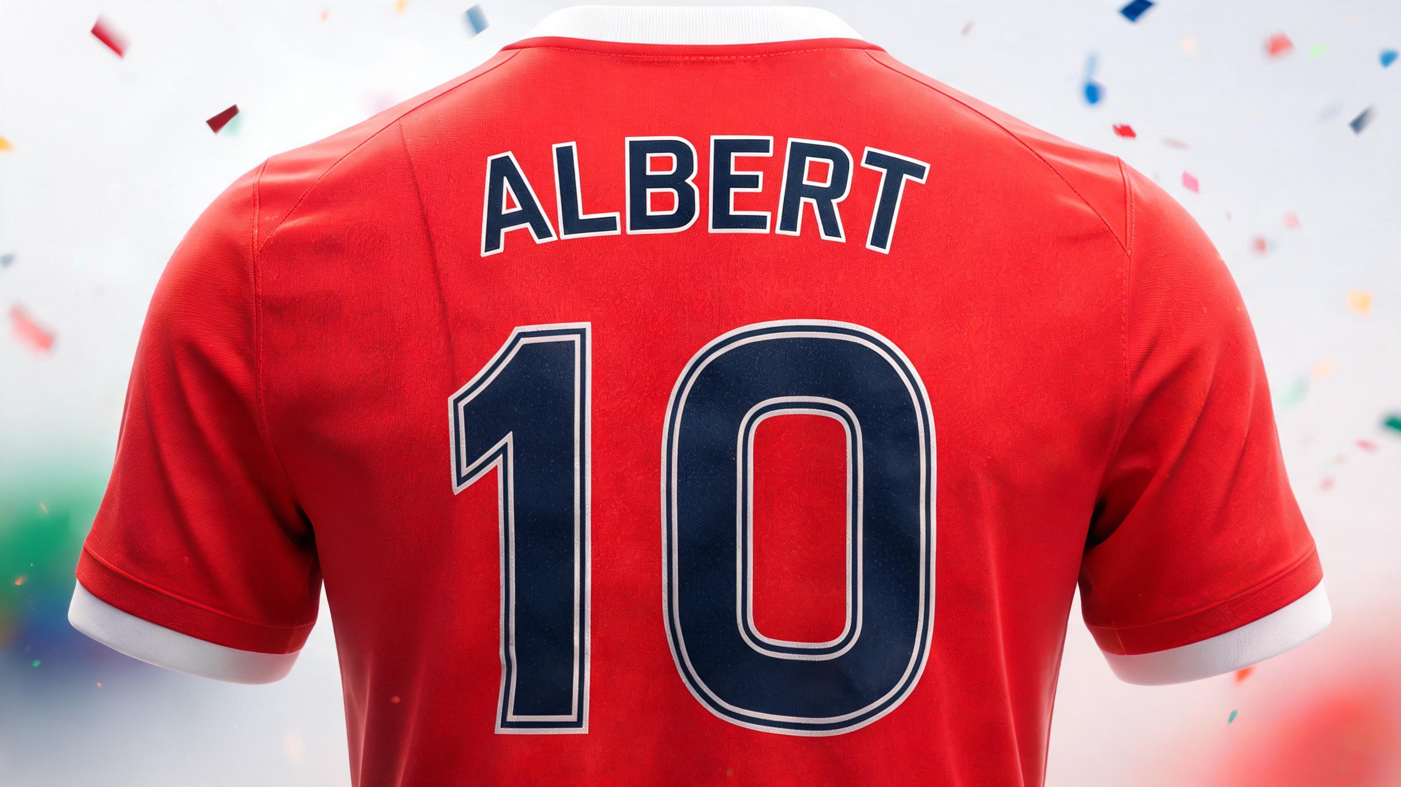 "Albert 
10" — Sports Football | AI Text Effect Generator