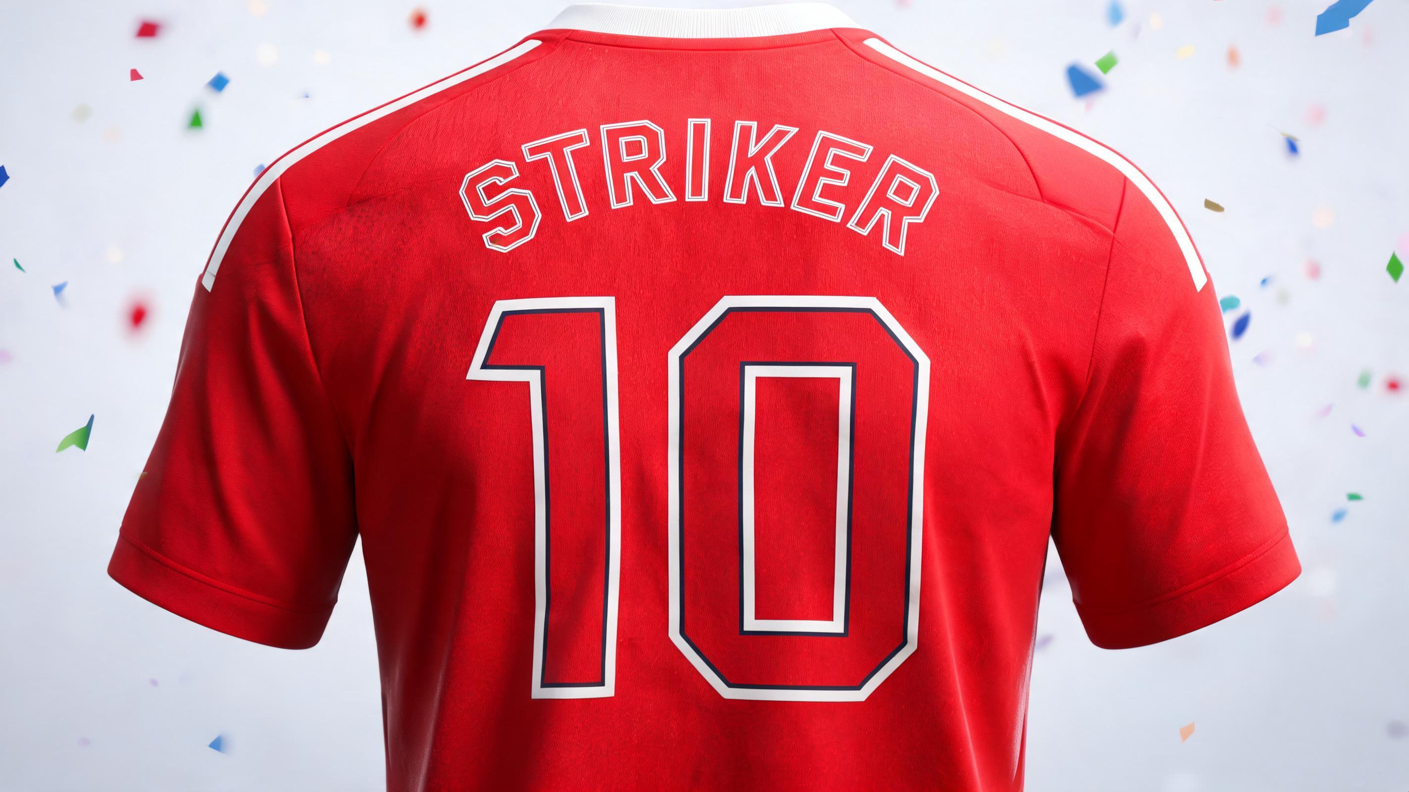 "STRIKER
10" — Sports Football | AI Text Effect Generator