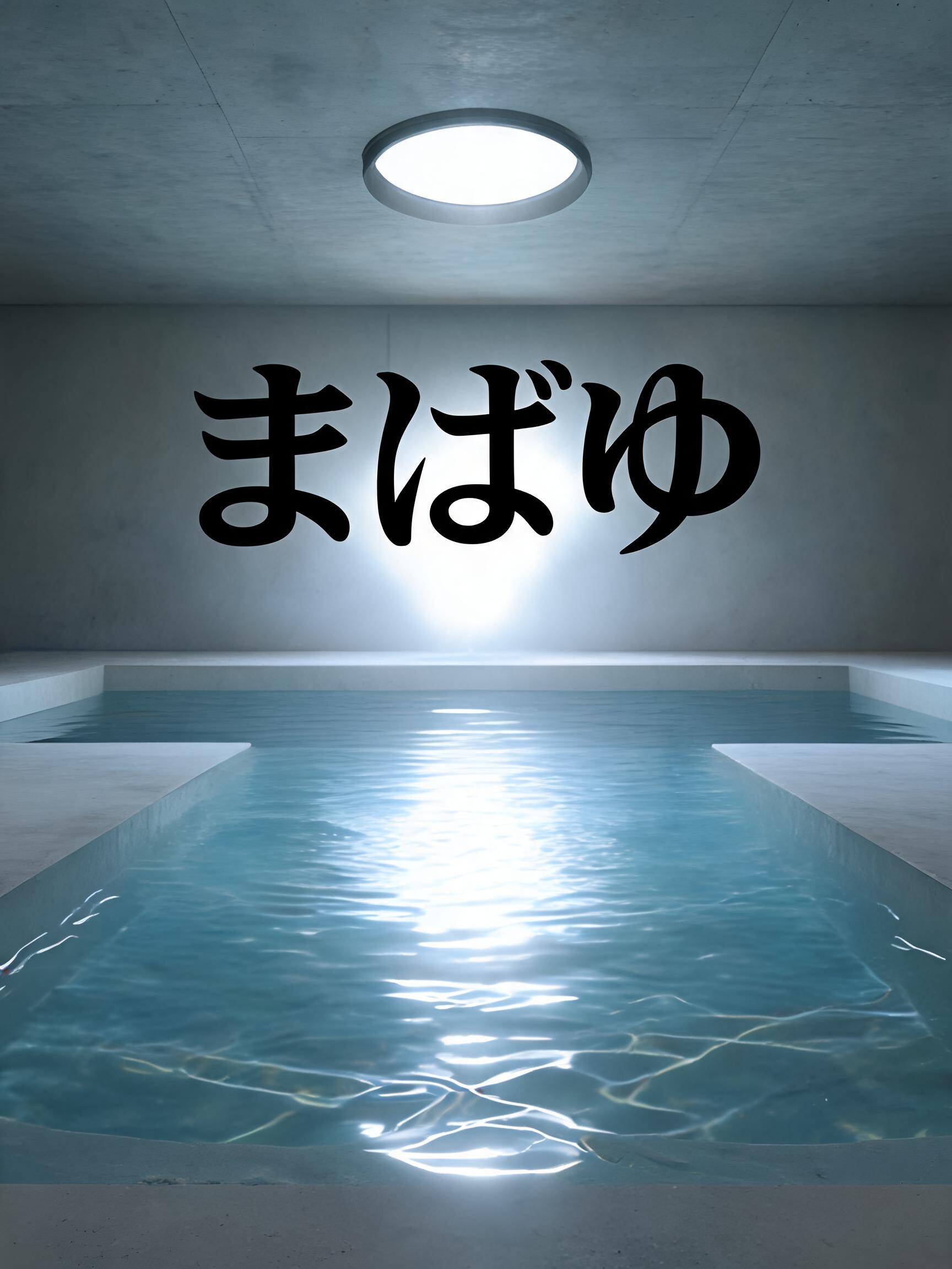 "まばゆ" —  | AI Text Effect Generator