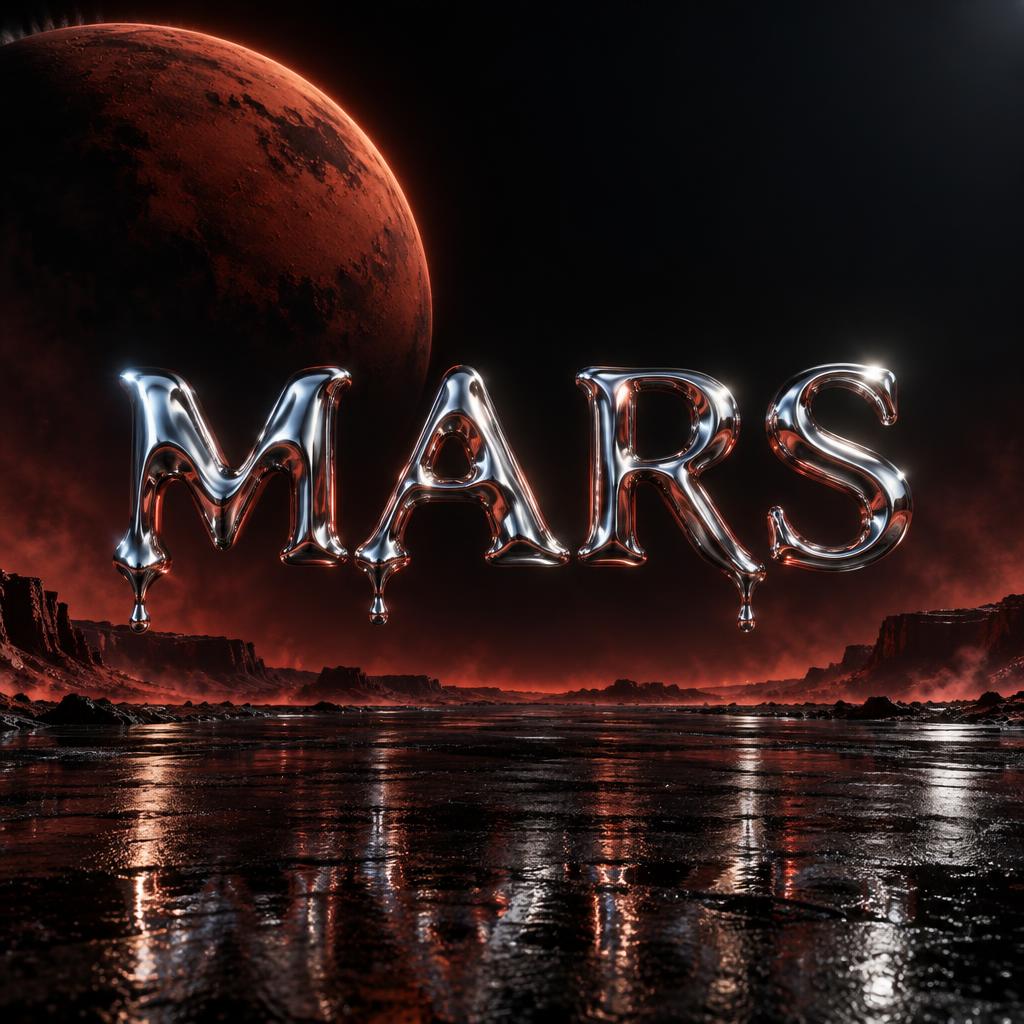 "MARS" —  | AI Text Effect Generator
