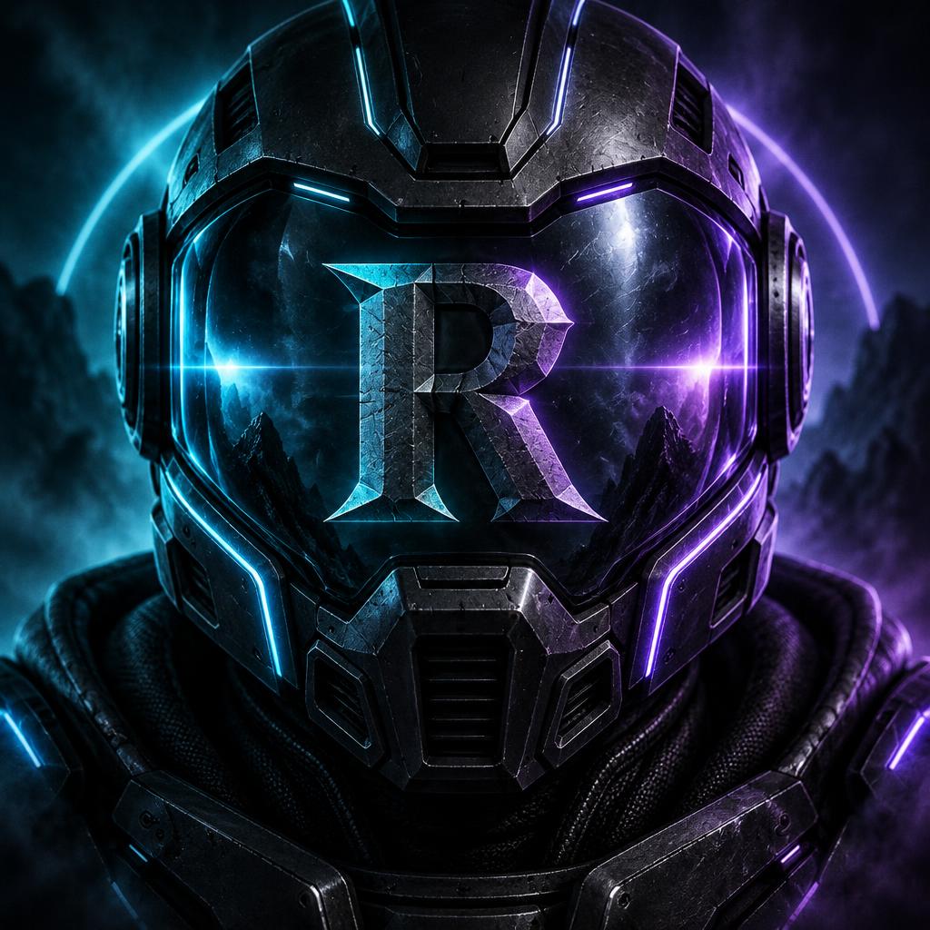 "R" — Cinematic text effect