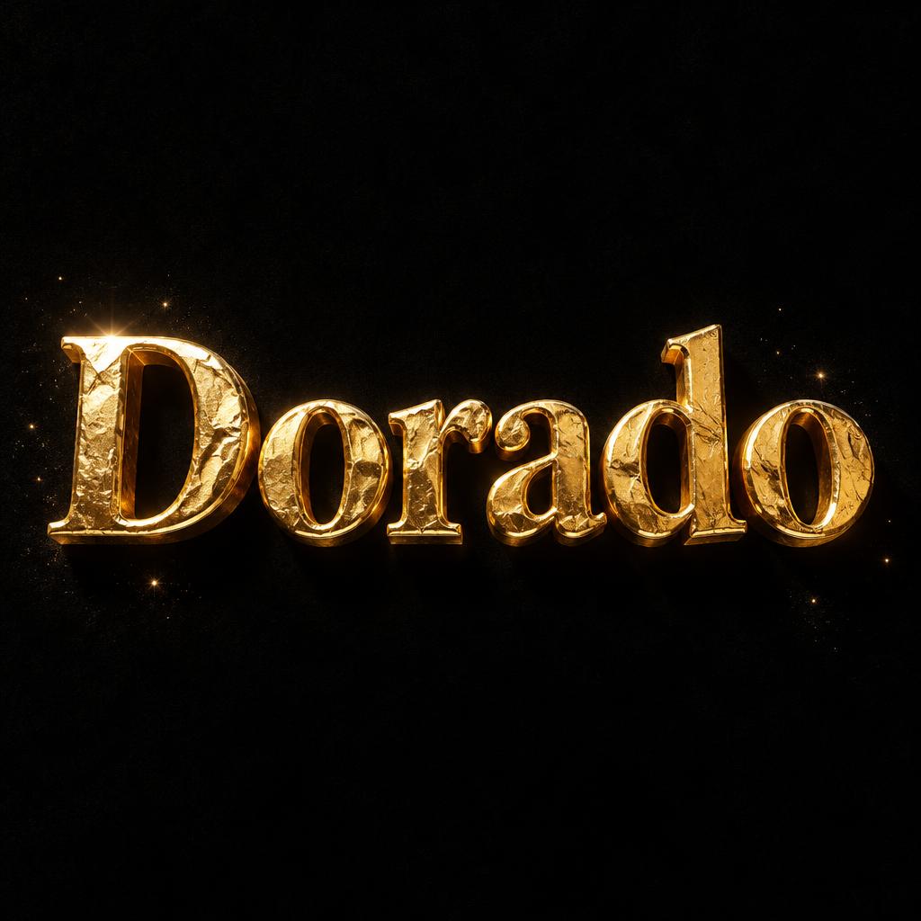 "Dorado" — Luxury Gold | AI Text Effect Generator