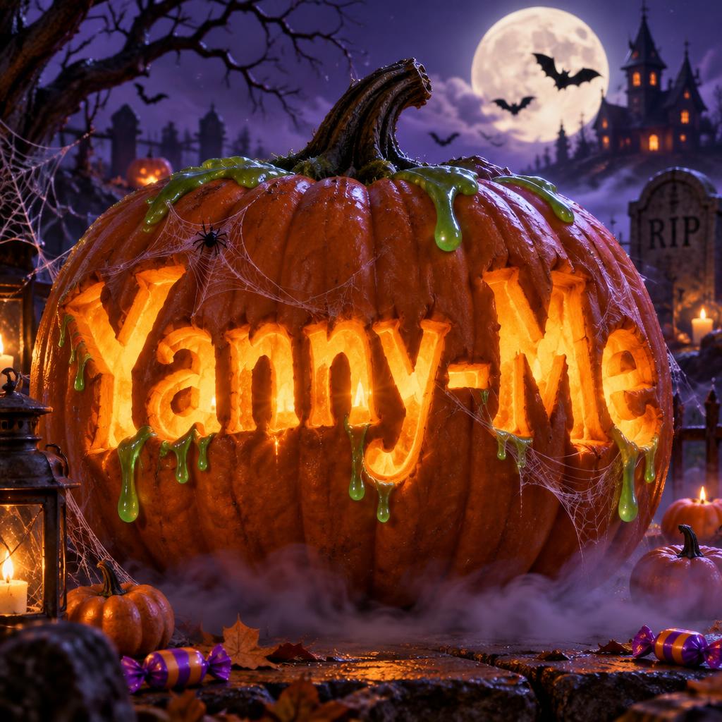 "Yanny-Me" — Halloween text effect