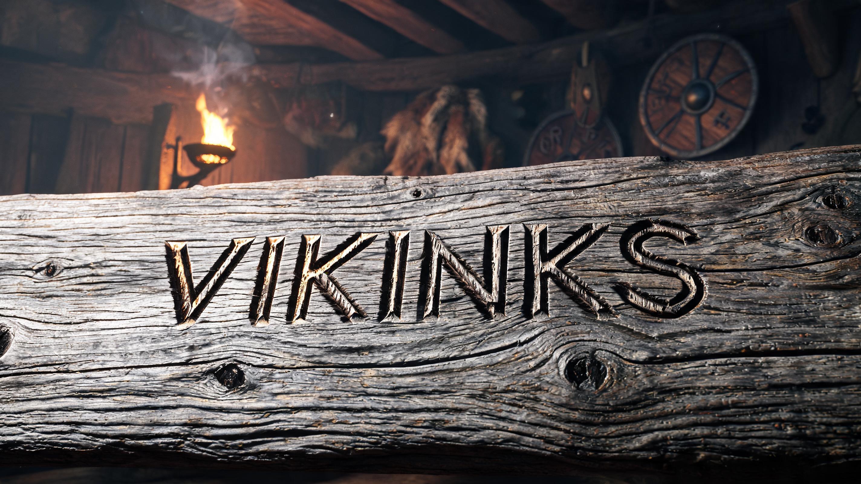 "Vikinks" — Viking | AI Text Effect Generator