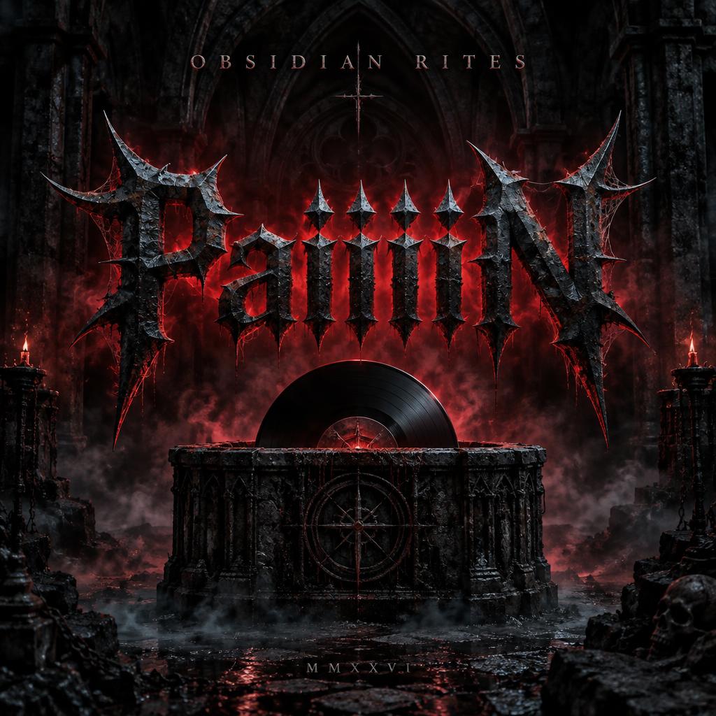 "PaiiiiiN
OBSIDIAN RITES
MMXXVI" — Gothic Dark text effect