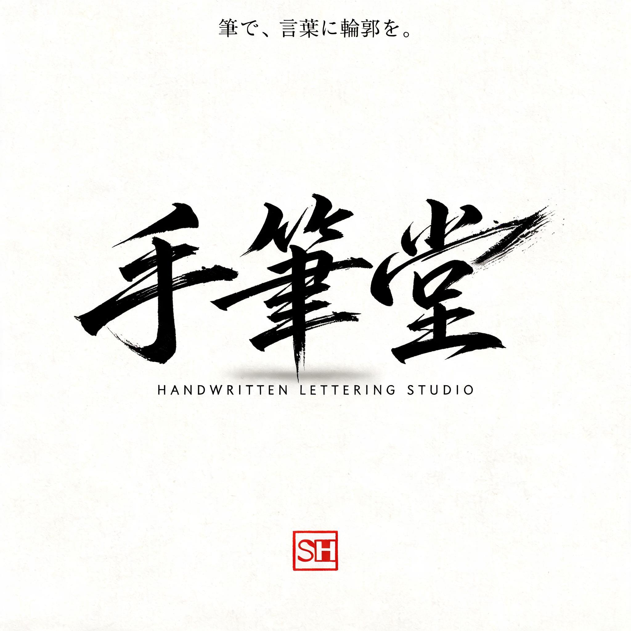 手筆堂
筆で、言葉に輪郭を。
HANDWRITTEN LETTERING STUDIO
SH
