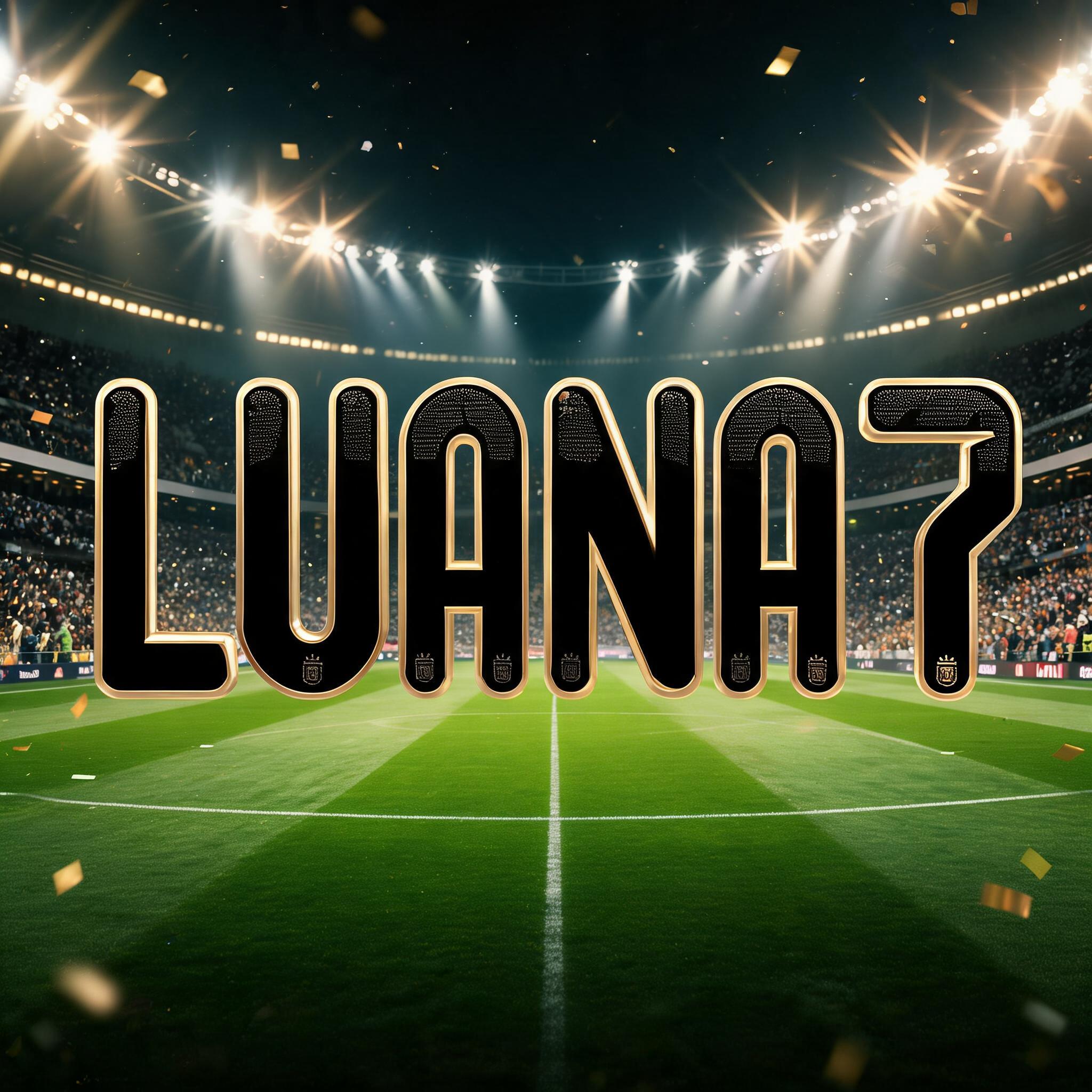 "Luana 7" — Sports Football | AI Text Effect Generator