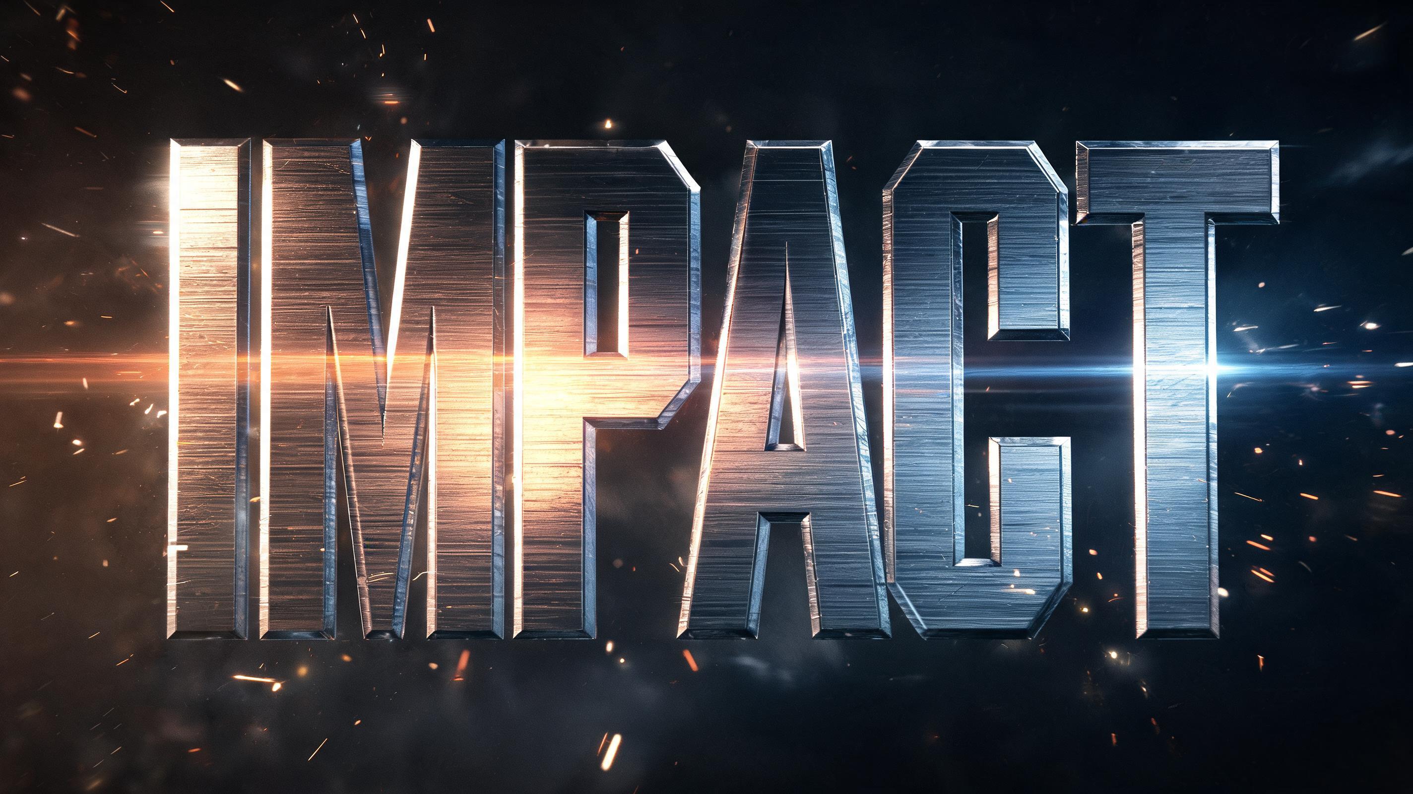 "IMPACT" — Cinematic Action | AI Text Effect Generator