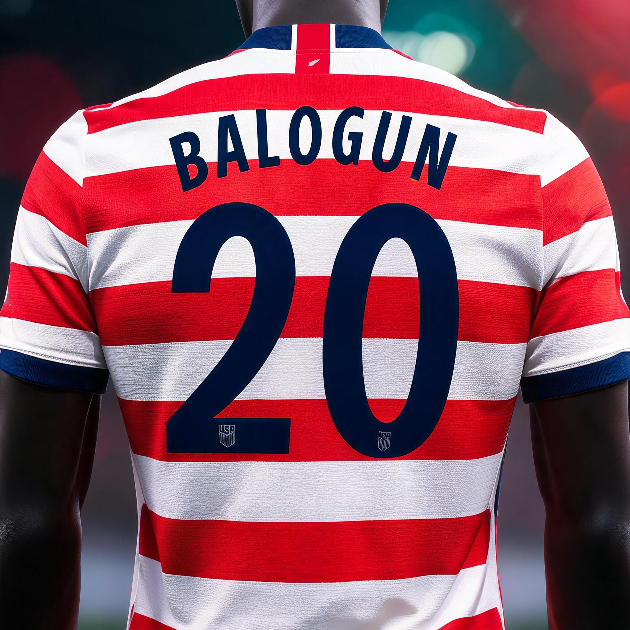 "BALOGUN
20" — Sports Football | AI Text Effect Generator