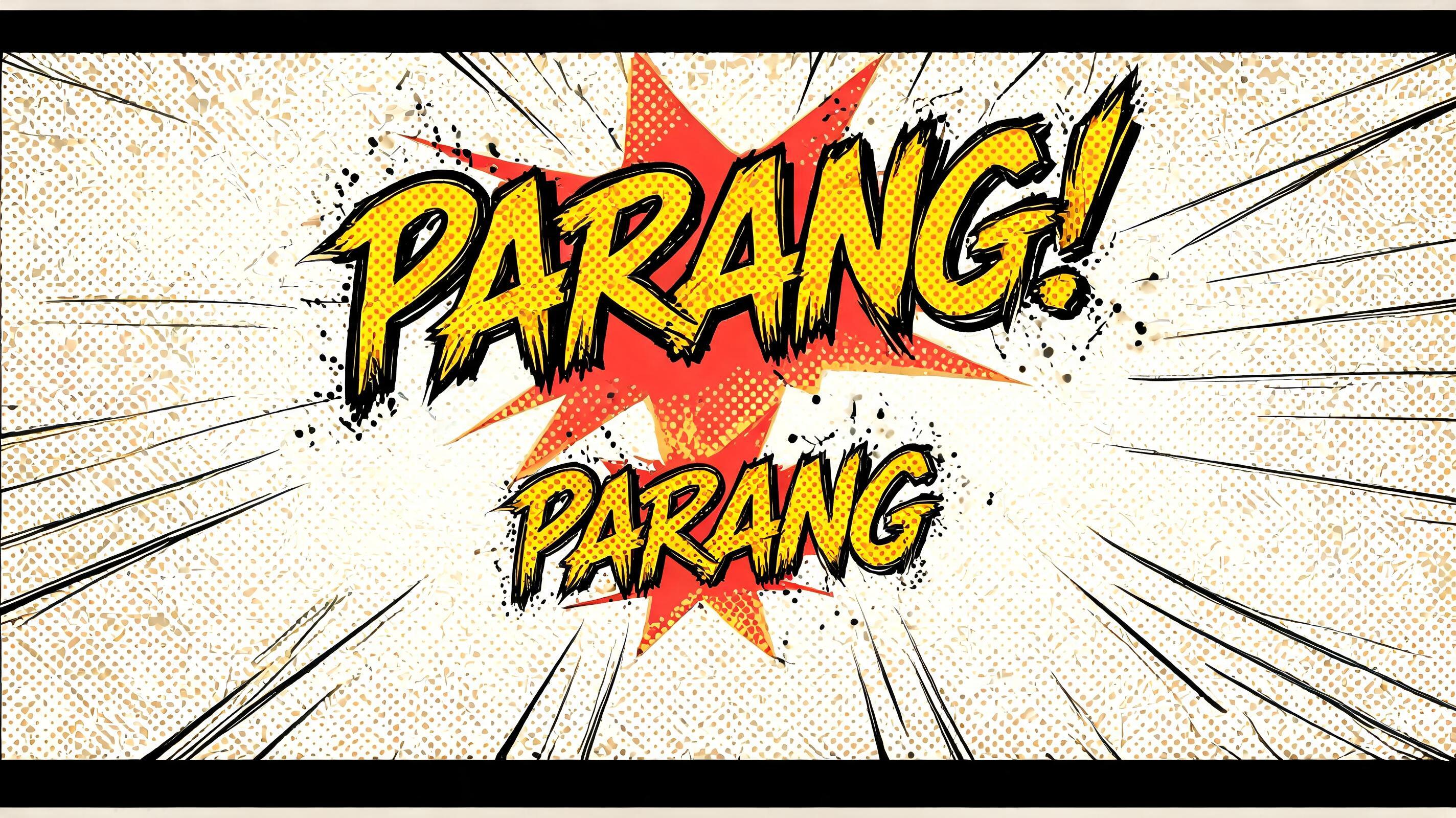 "PARANG" — Comic Book | AI Text Effect Generator