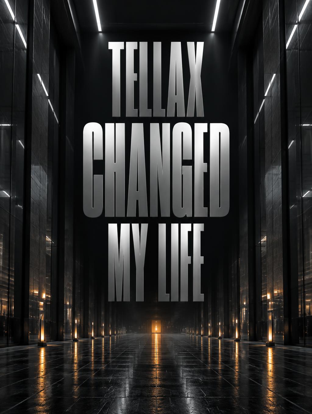 "TELLAX 
CHANGED
MY LIFE" —  | AI Text Effect Generator