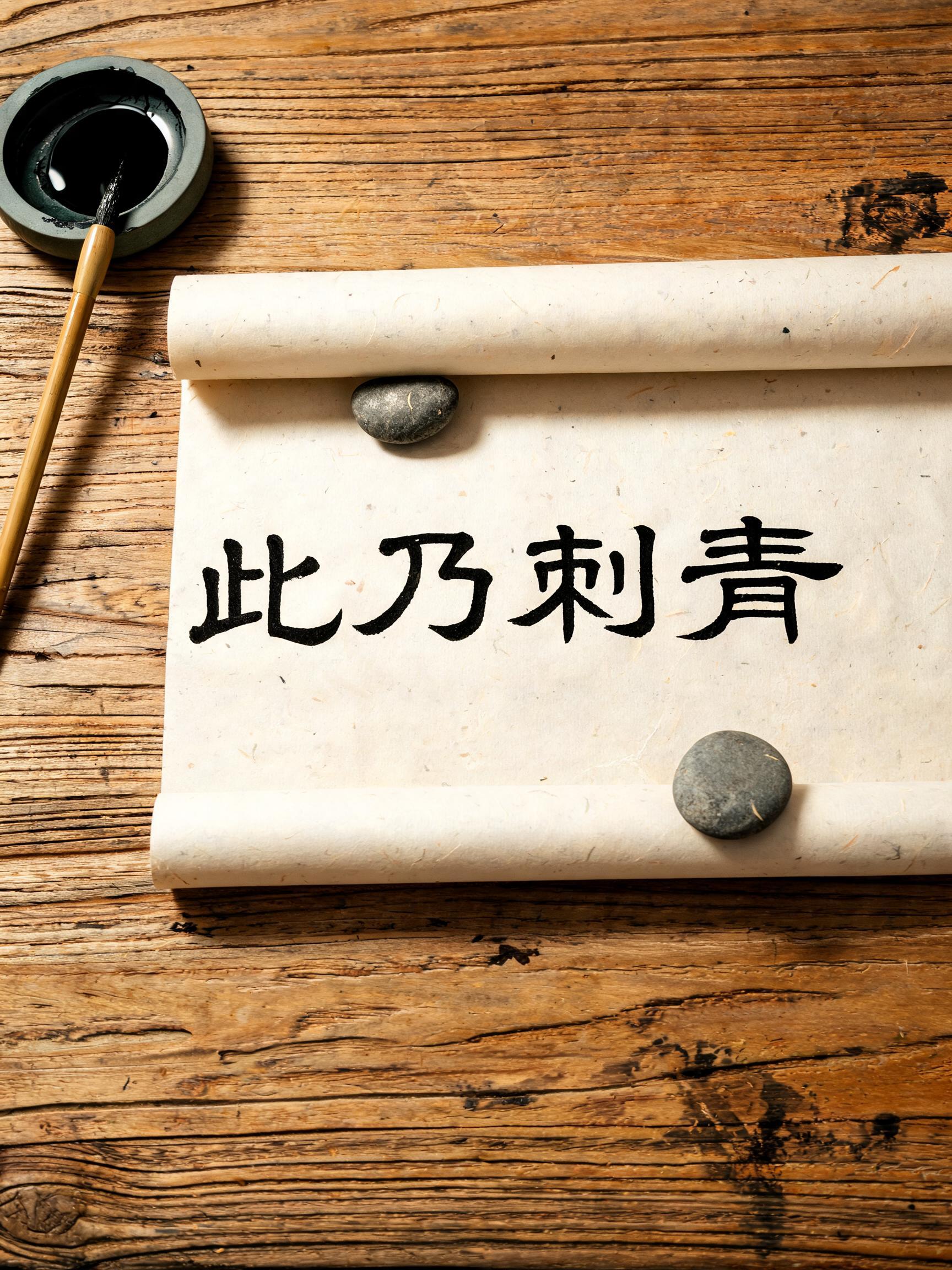 "​此乃刺青" —  | AI Text Effect Generator