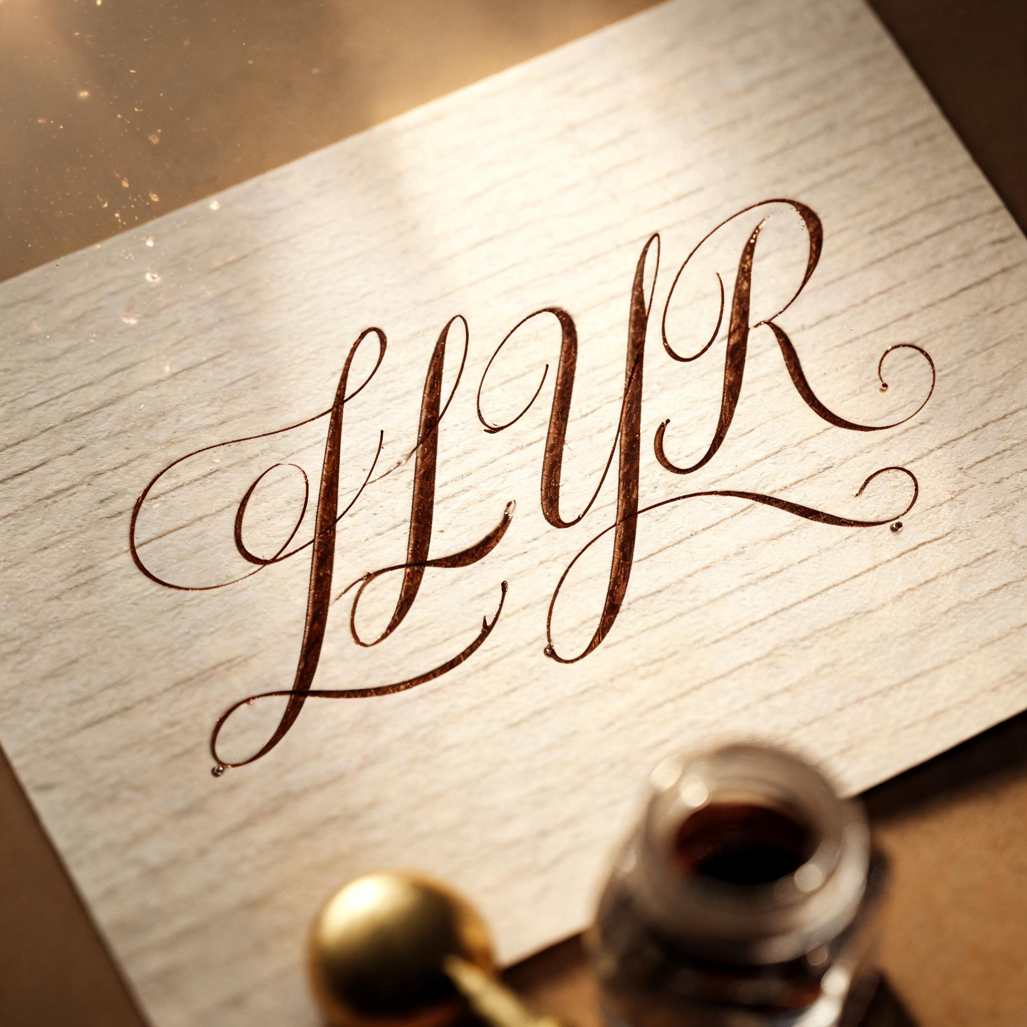 "ILYR" — Handwritten Script | AI Text Effect Generator