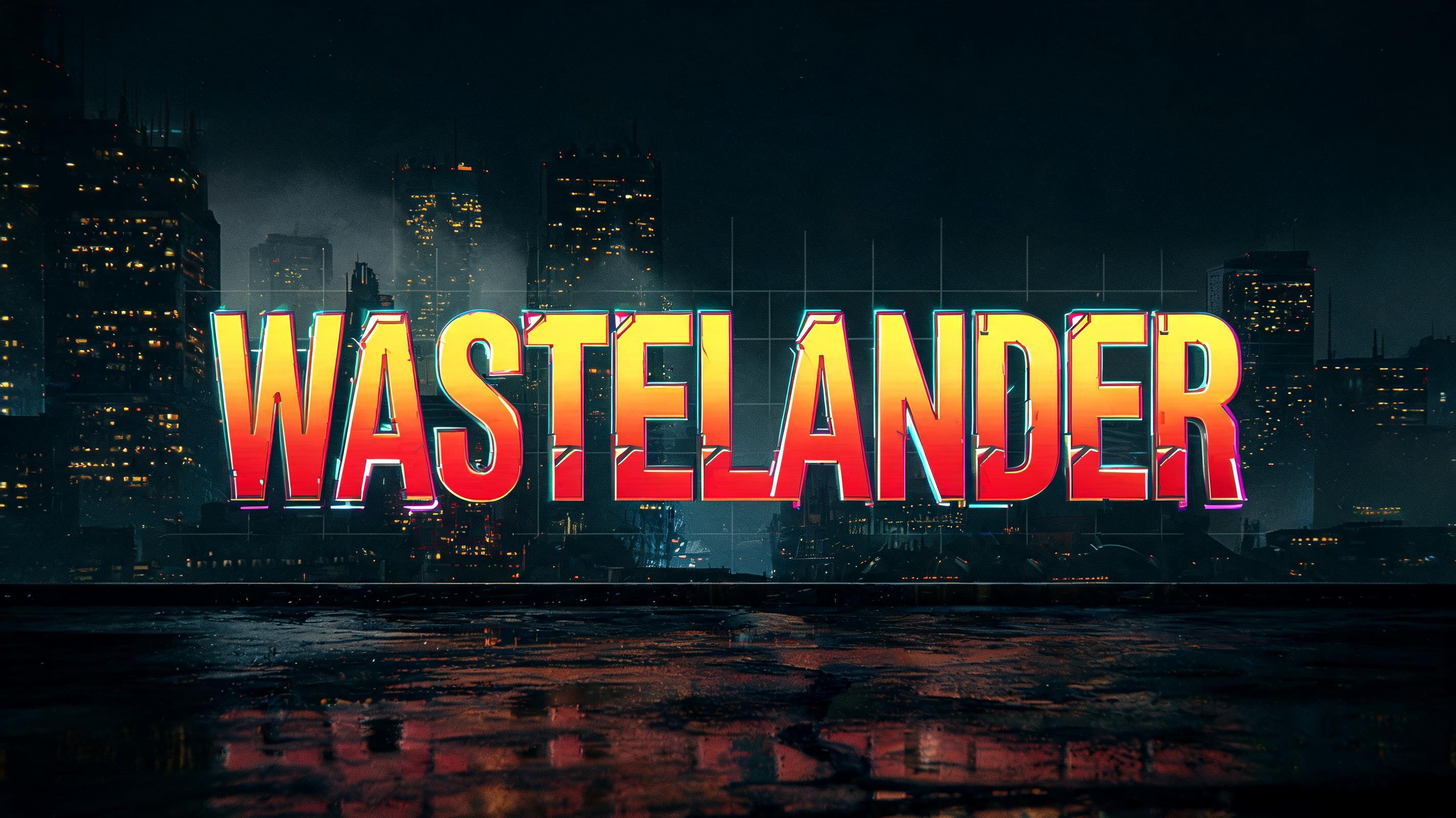 "Wastelander" — Cyberpunk 2077 | AI Text Effect Generator