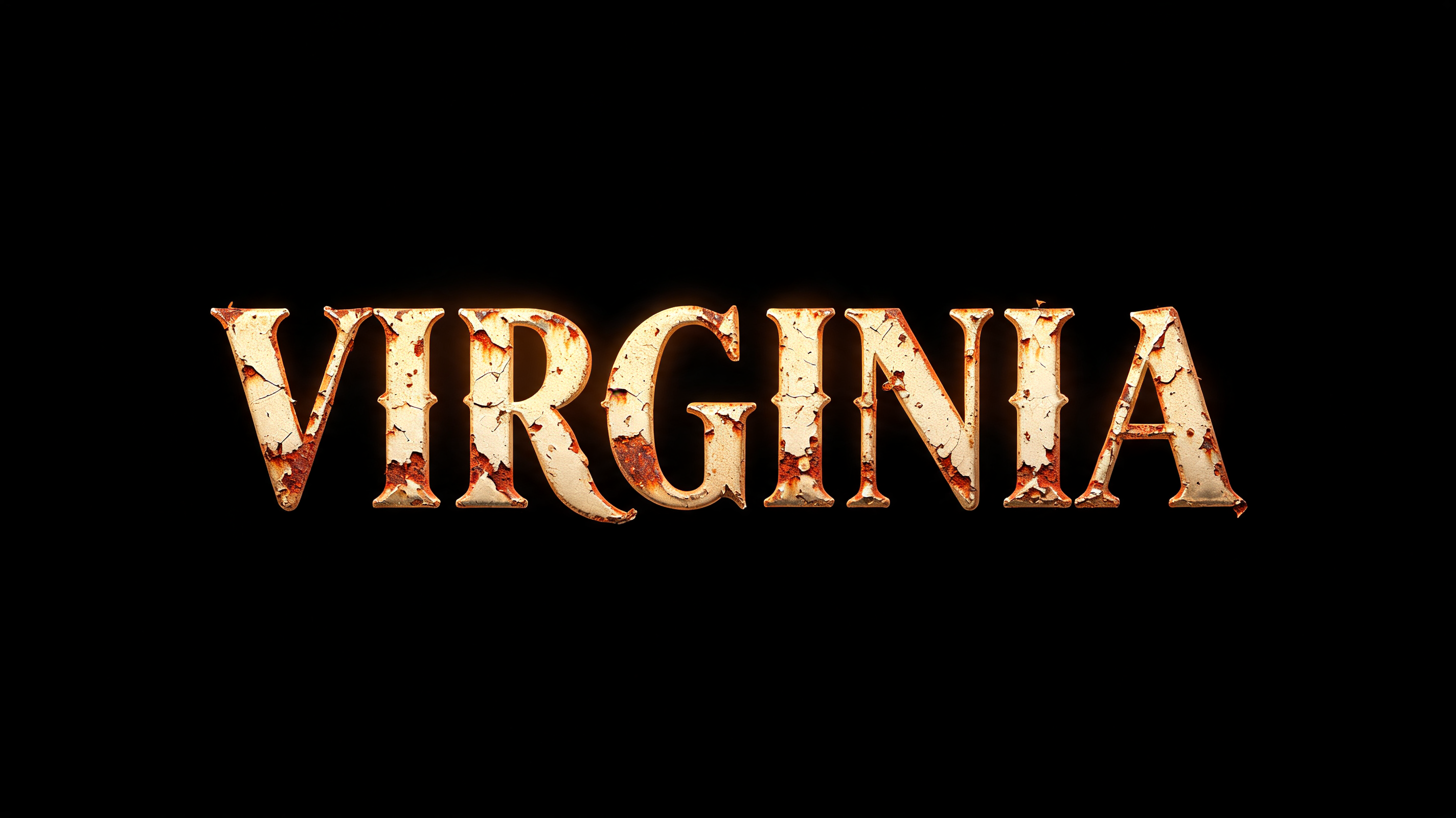 "VIRGINIA" — Vintage | AI Text Effect Generator