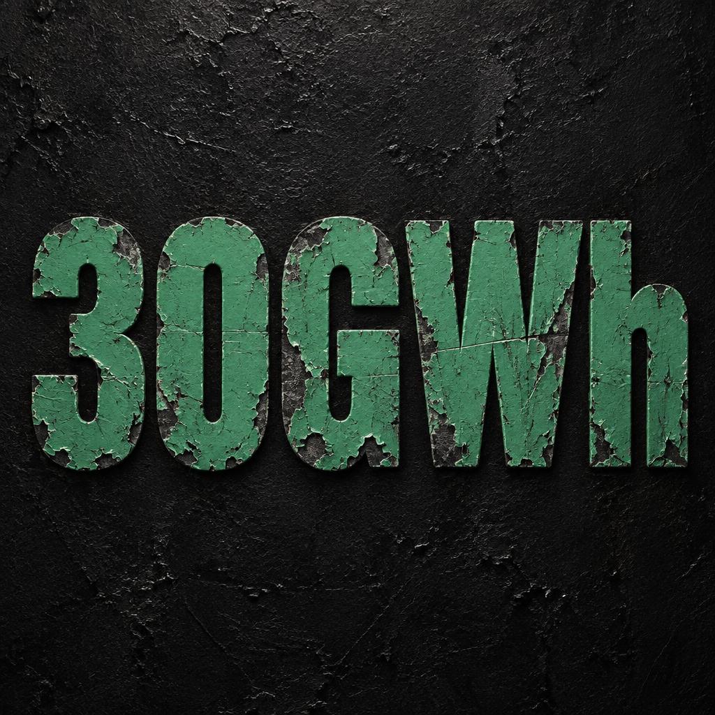 "30GWh" —  | AI Text Effect Generator