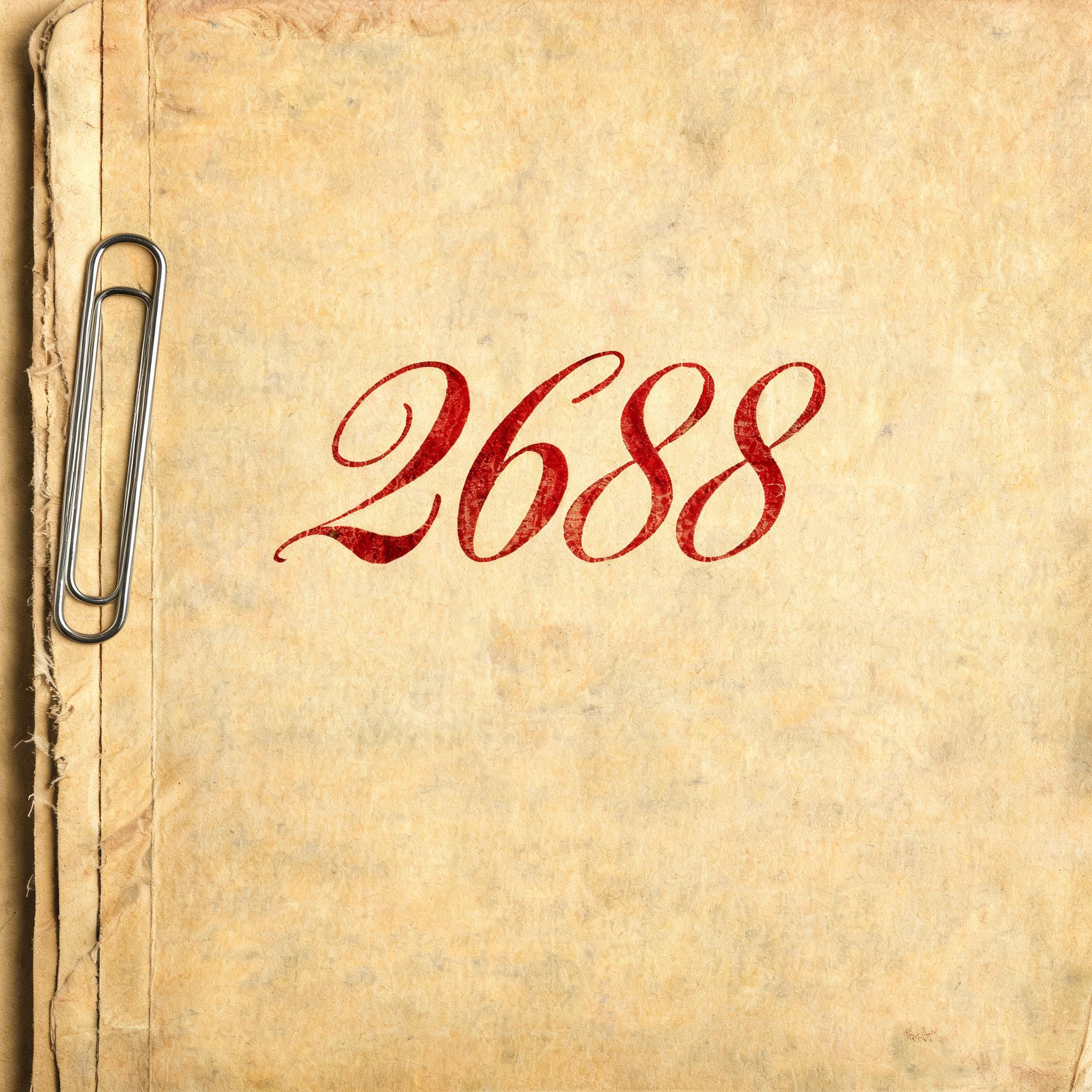 "2688" — Vintage | AI Text Effect Generator