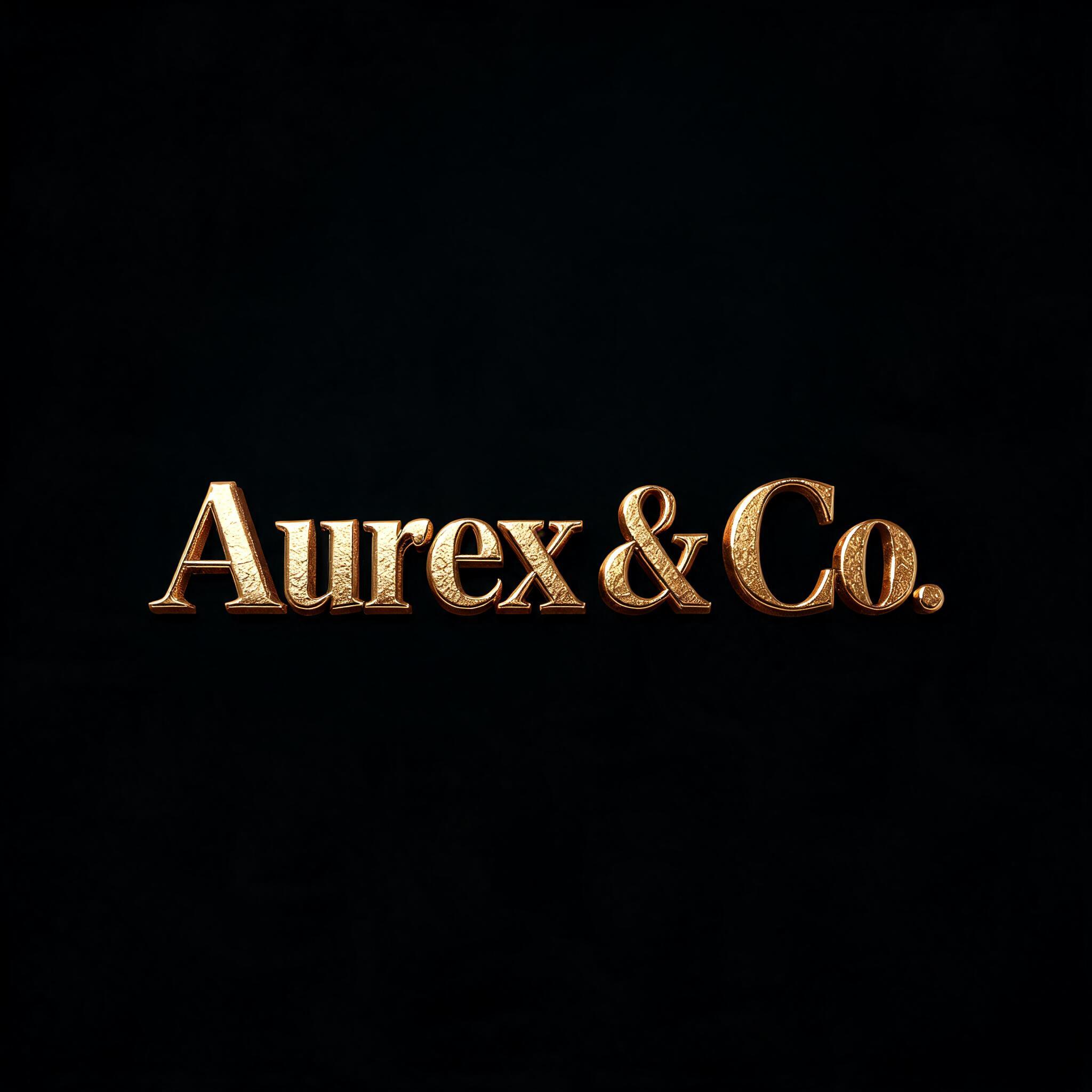 "Aurex & Co." — Luxury Gold | AI Text Effect Generator