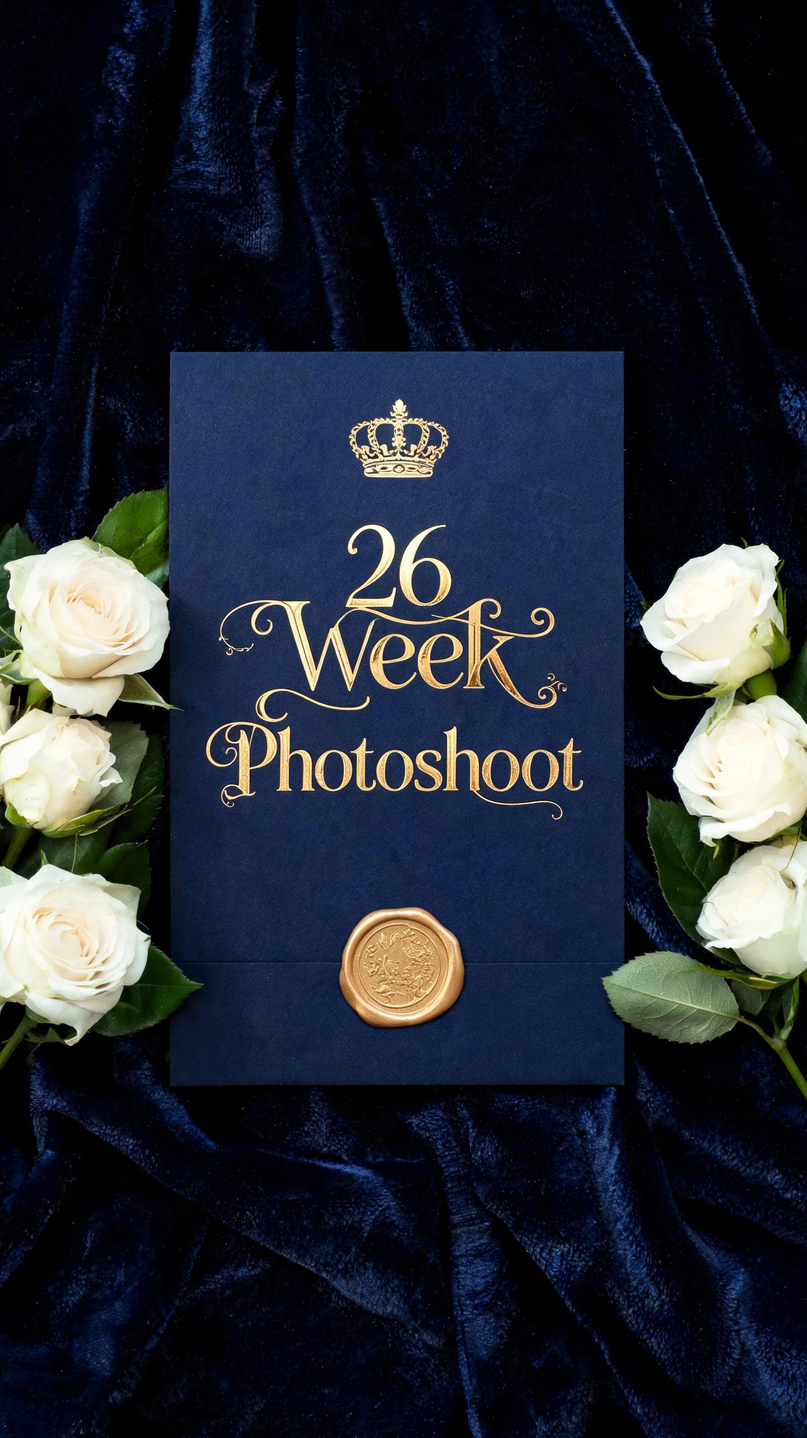 "26 Week Photoshoot" — Vintage | AI Text Effect Generator