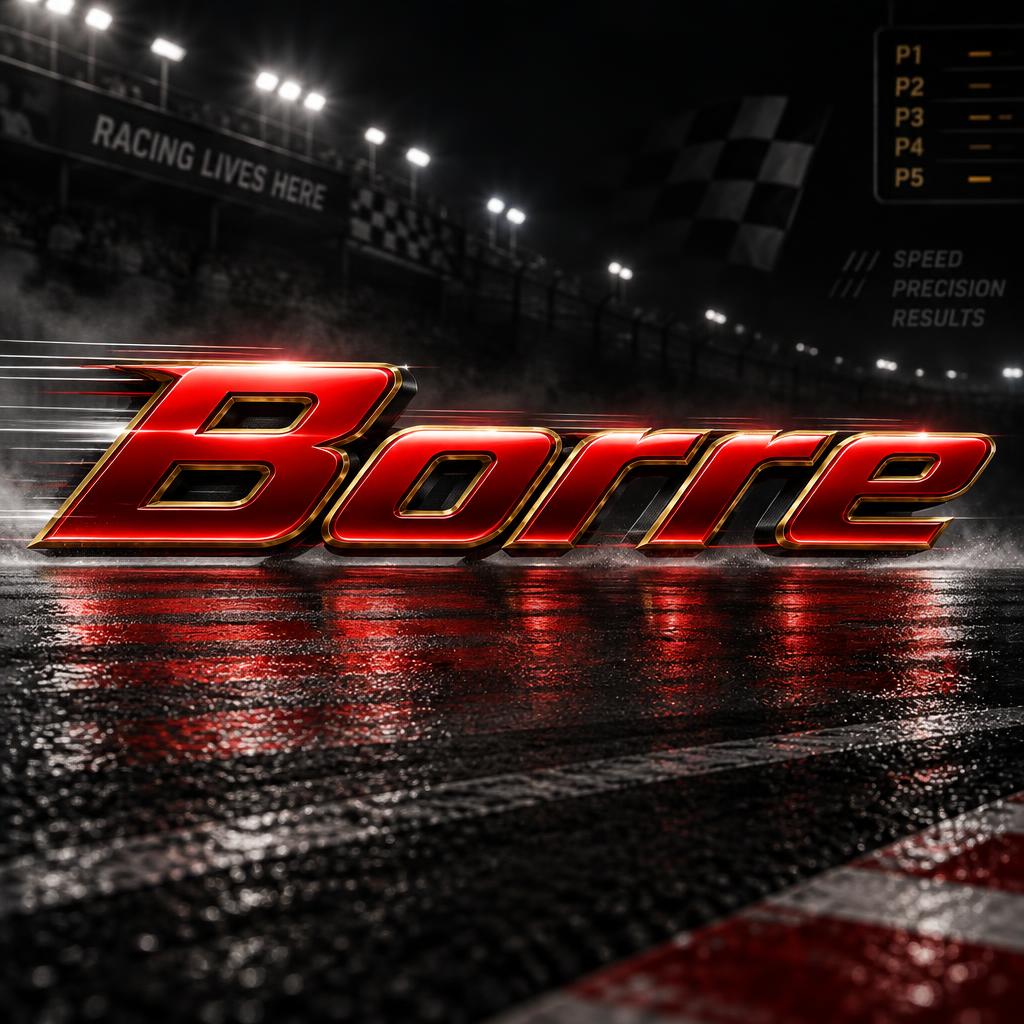 "Borre" — Racing | AI Text Effect Generator