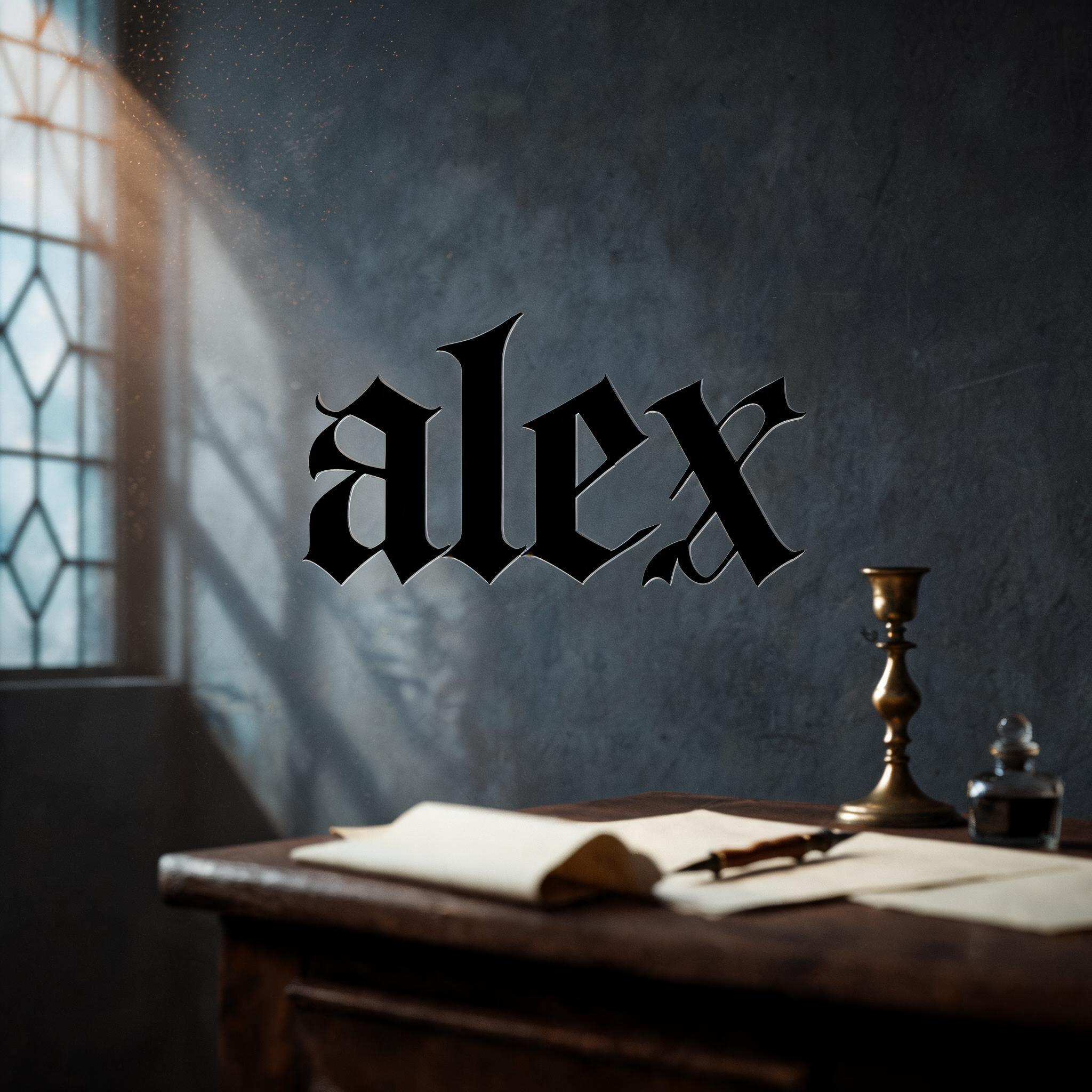 "alex" —  | AI Text Effect Generator