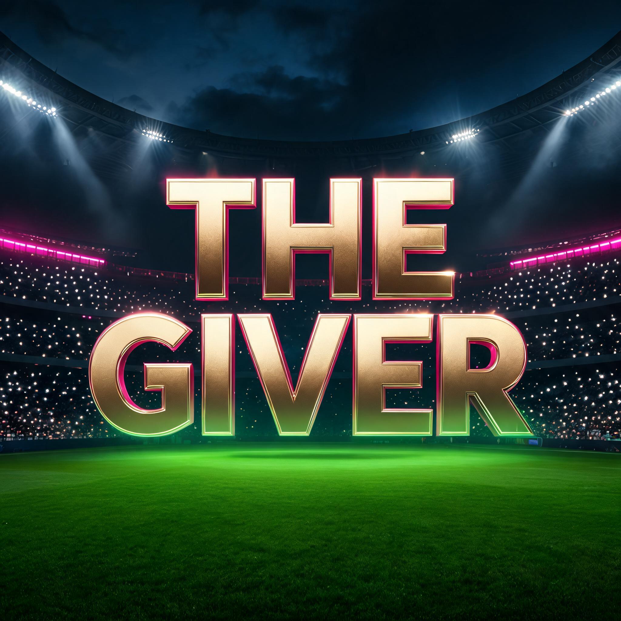 "THE GIVER" —  | AI Text Effect Generator